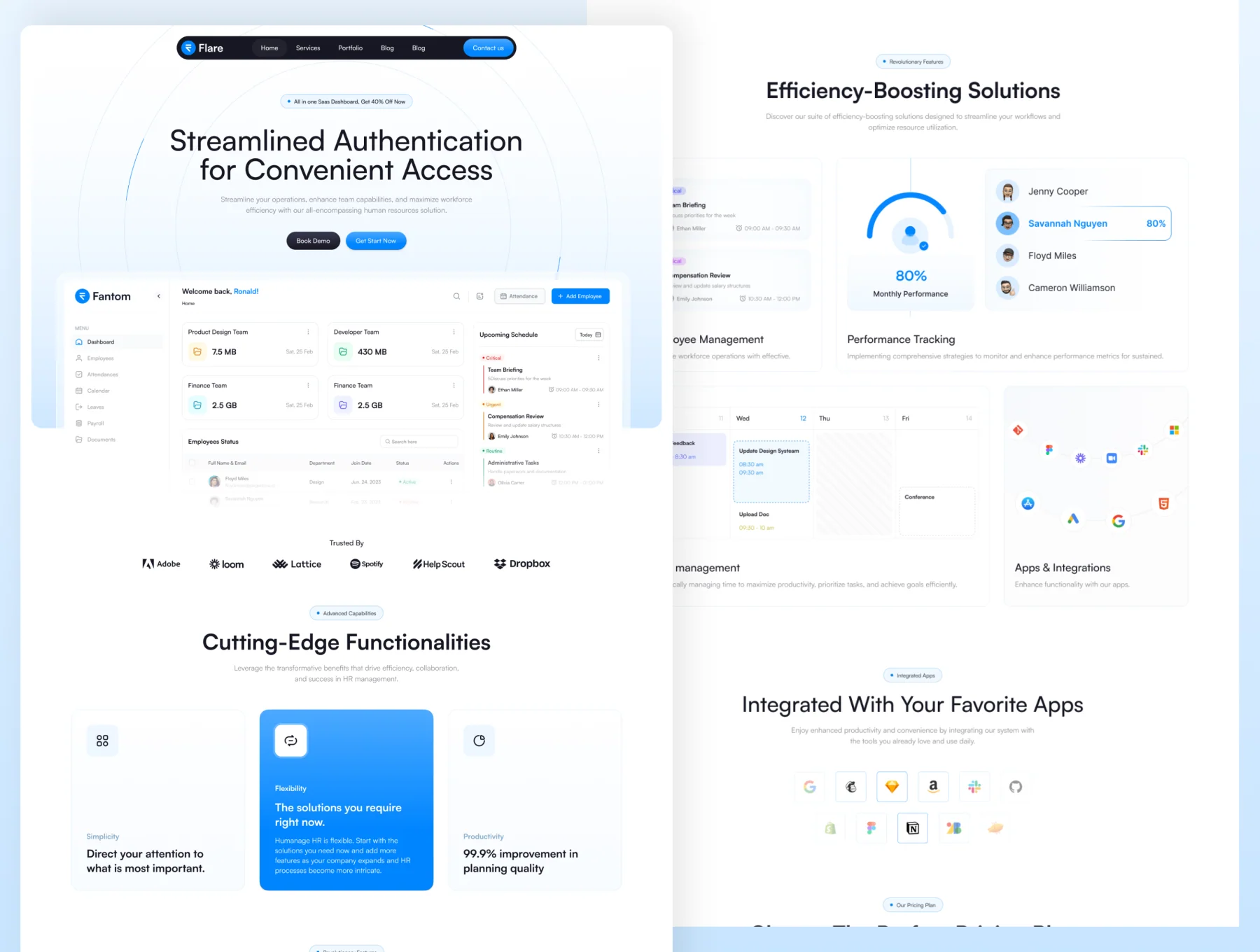 Flare — Template for SaaS and Startup