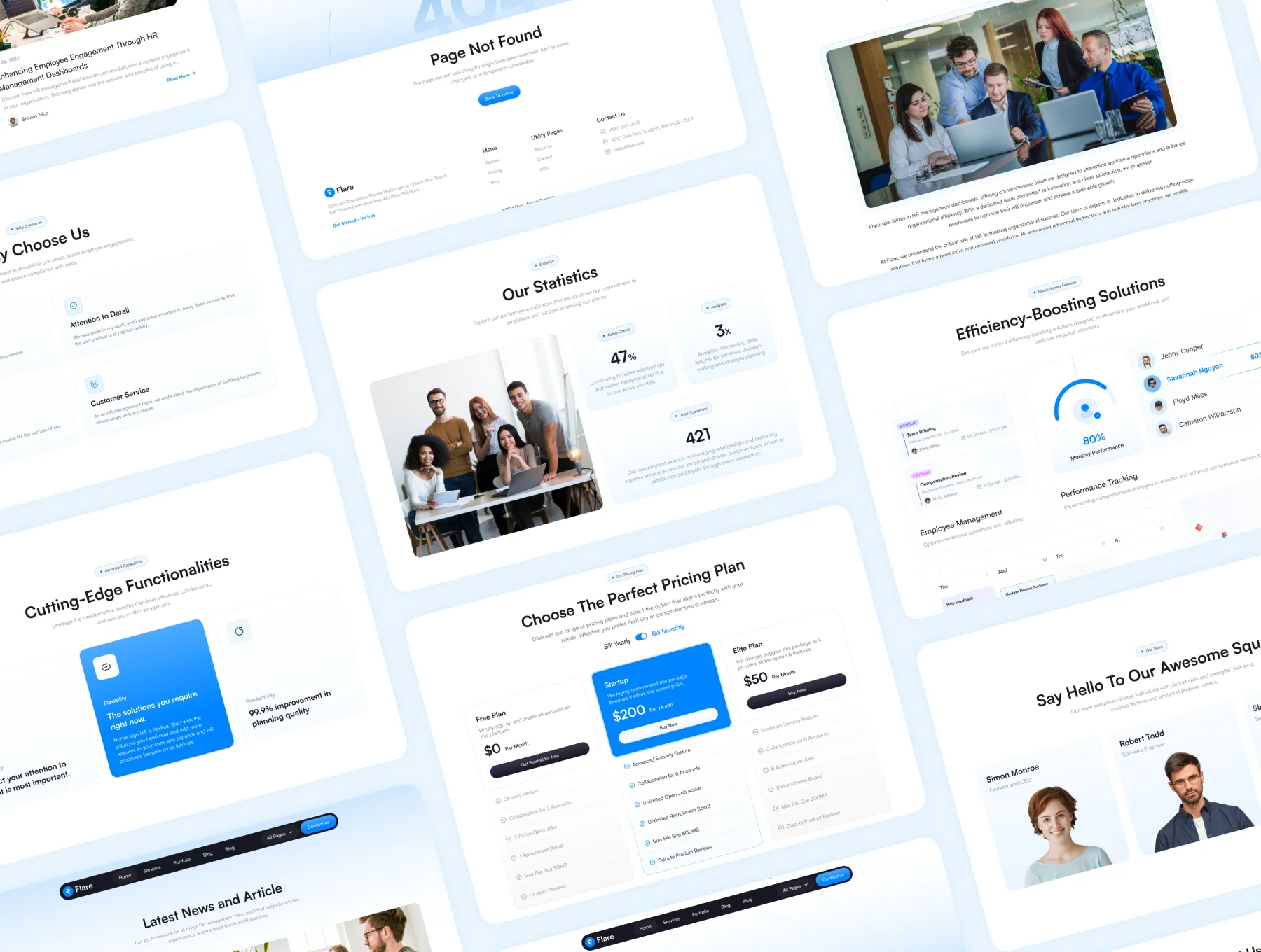 Flare — Template for SaaS and Startup 5