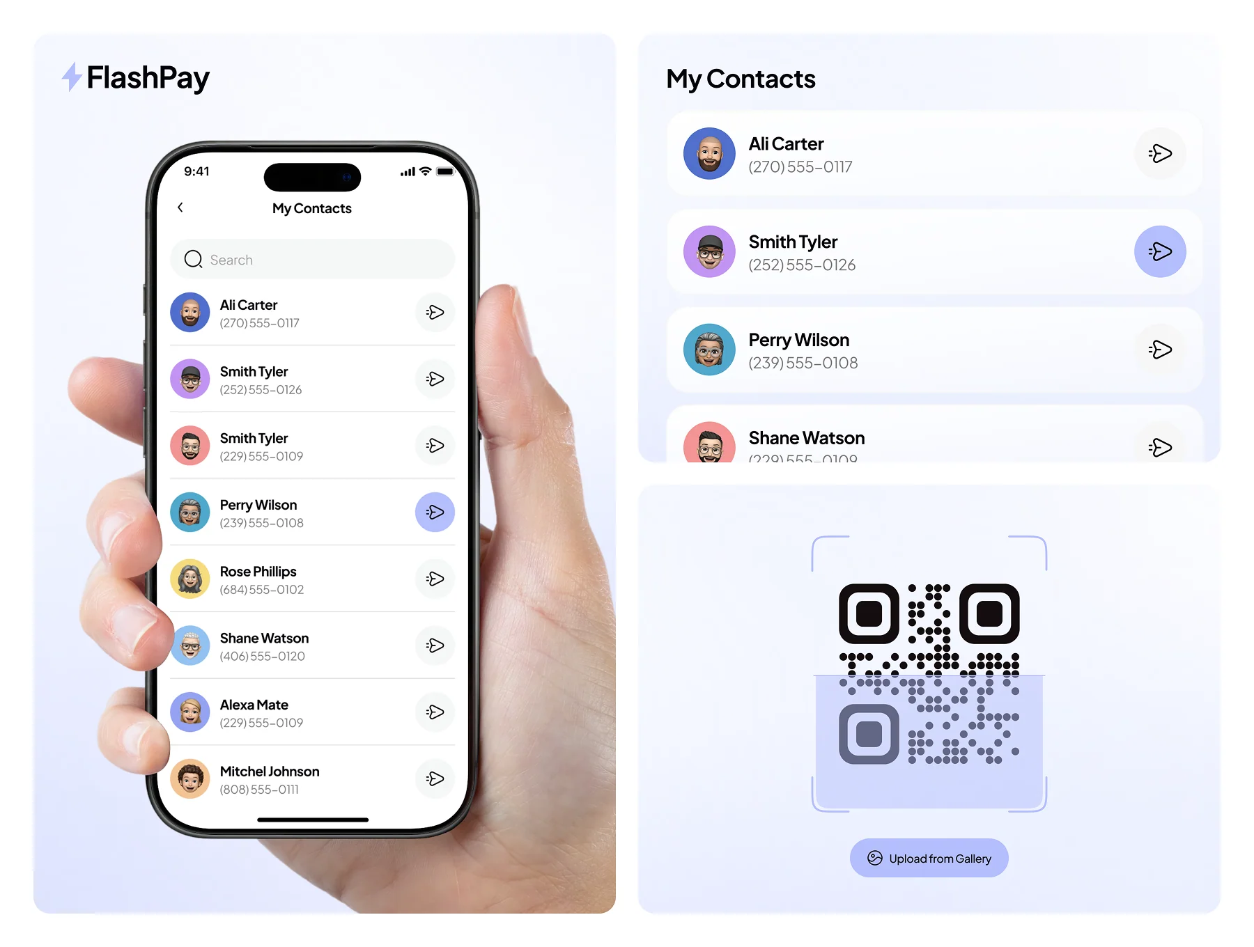 FlashPay - Money Transfer App UI Kit 3