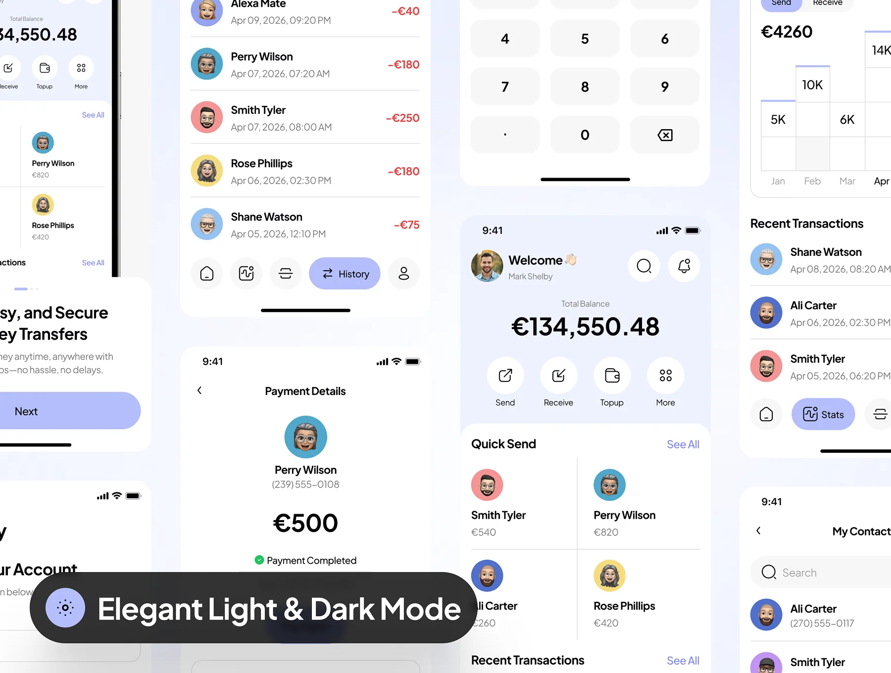 FlashPay - Money Transfer App UI Kit 7