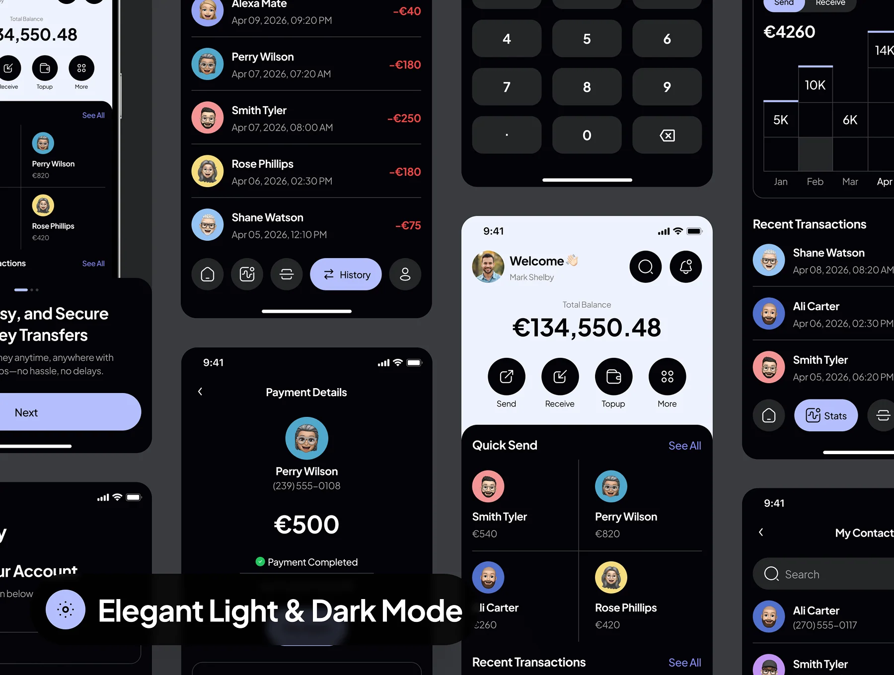 FlashPay - Money Transfer App UI Kit 8