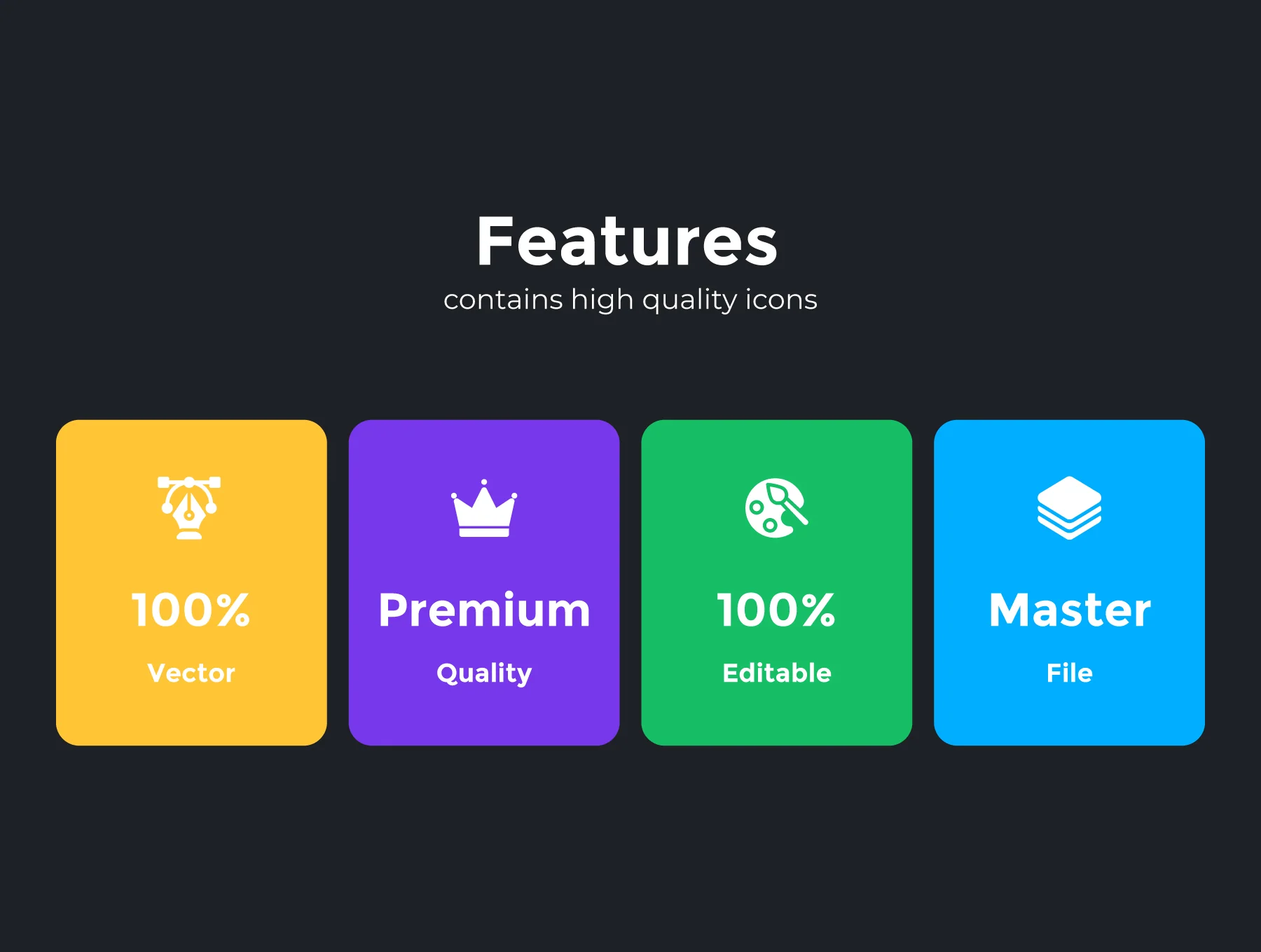 Flat Circular Icons Set 3