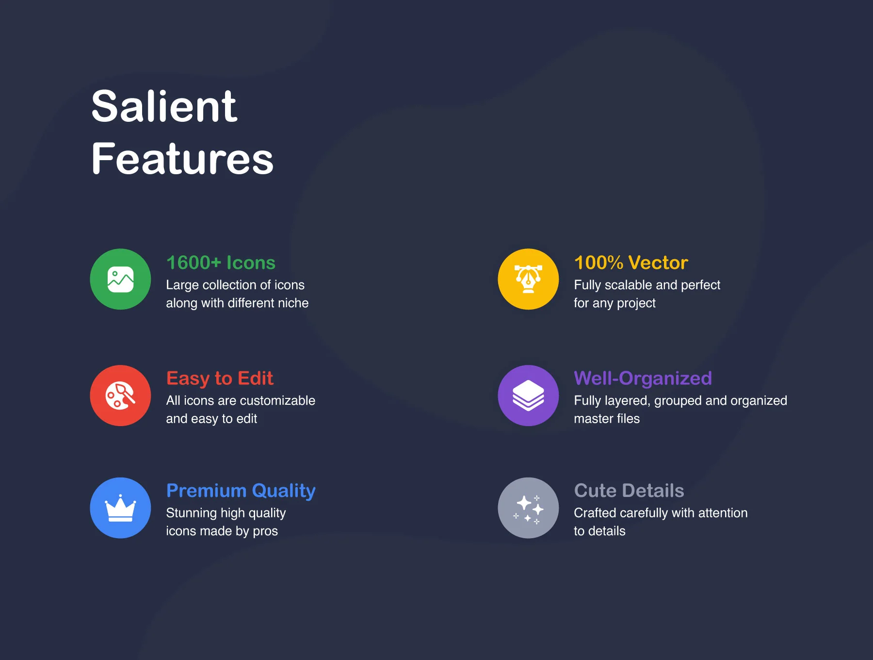 1600+ Flat Icons Pack 3