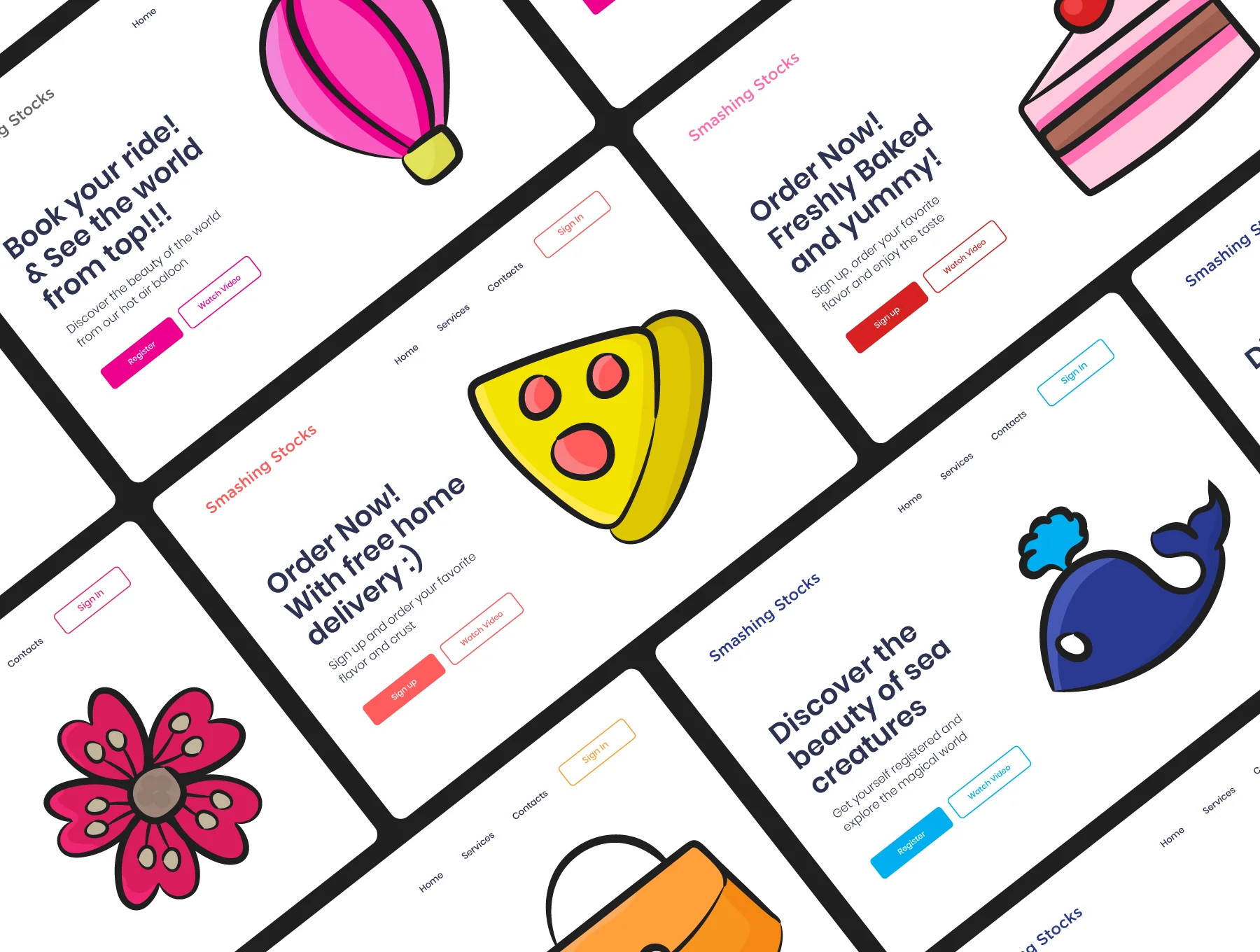 1100+ Flat Hand Drawn Icons 3