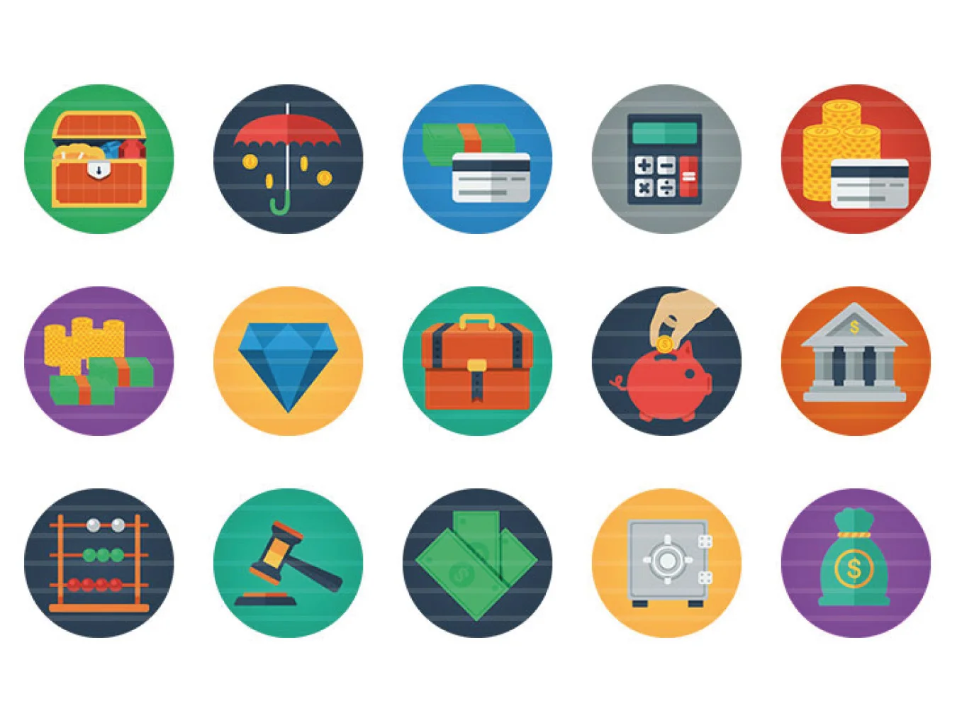 95 Flat Icons 3