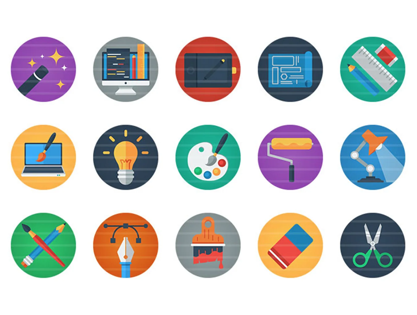 95 Flat Icons 6
