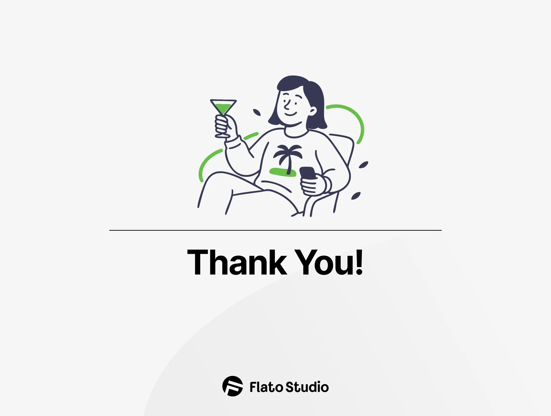 Flat Line Content Creator Illustration Pack 6