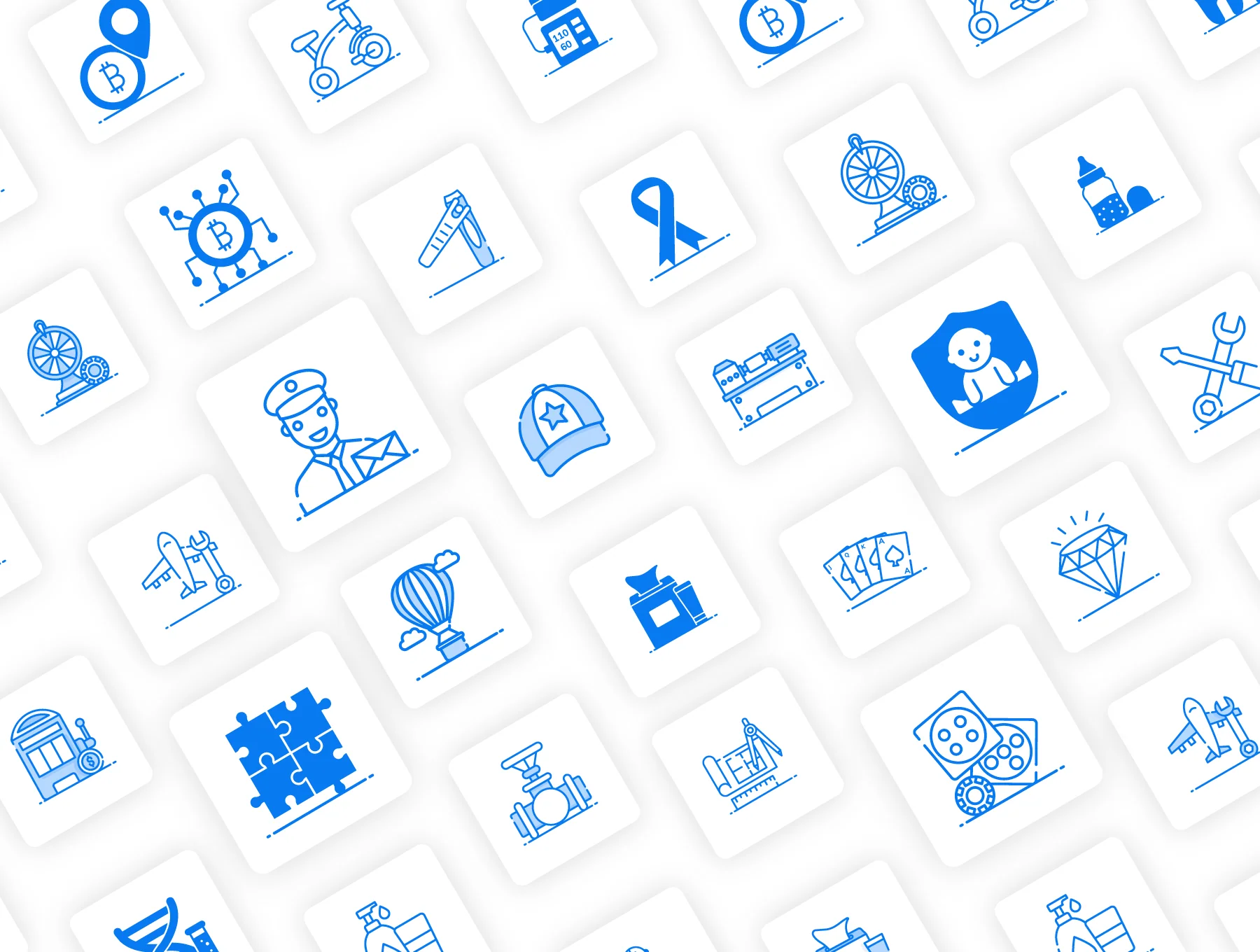 Flat Outline Icons 6