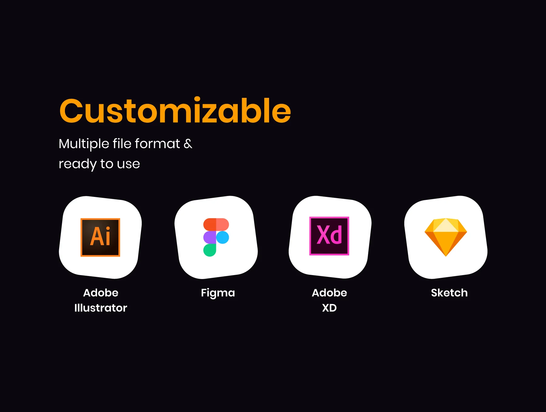 Flat Outline Vector Icons 4