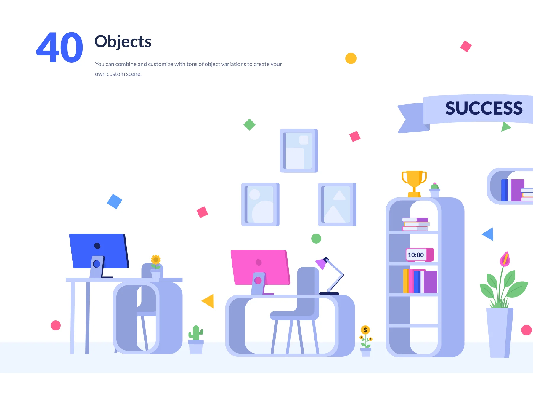 Flatoffice 2D Illustration Kit 5