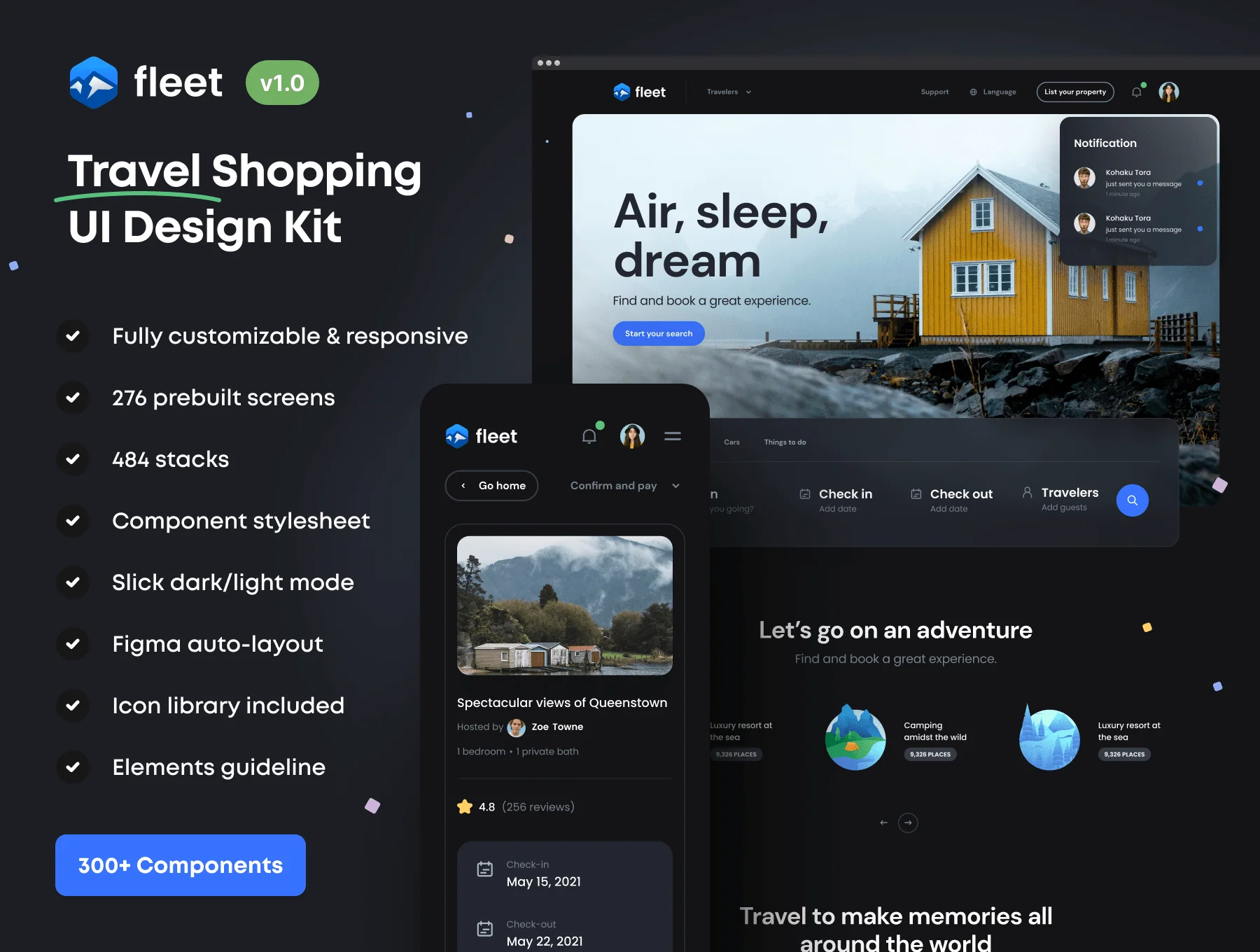 Fleet – Travel Shopping UI Kit