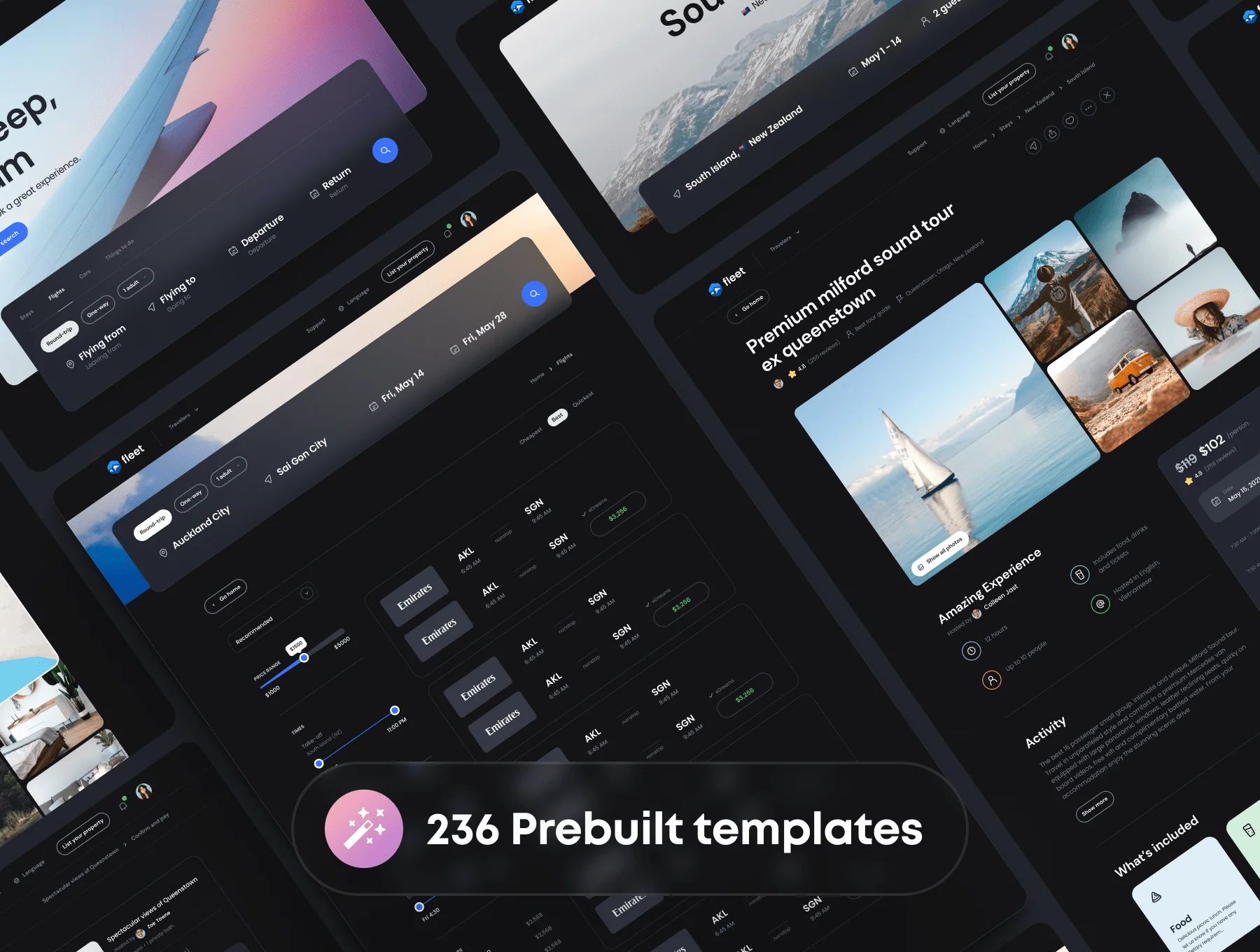 Fleet – Travel Shopping UI Kit 2