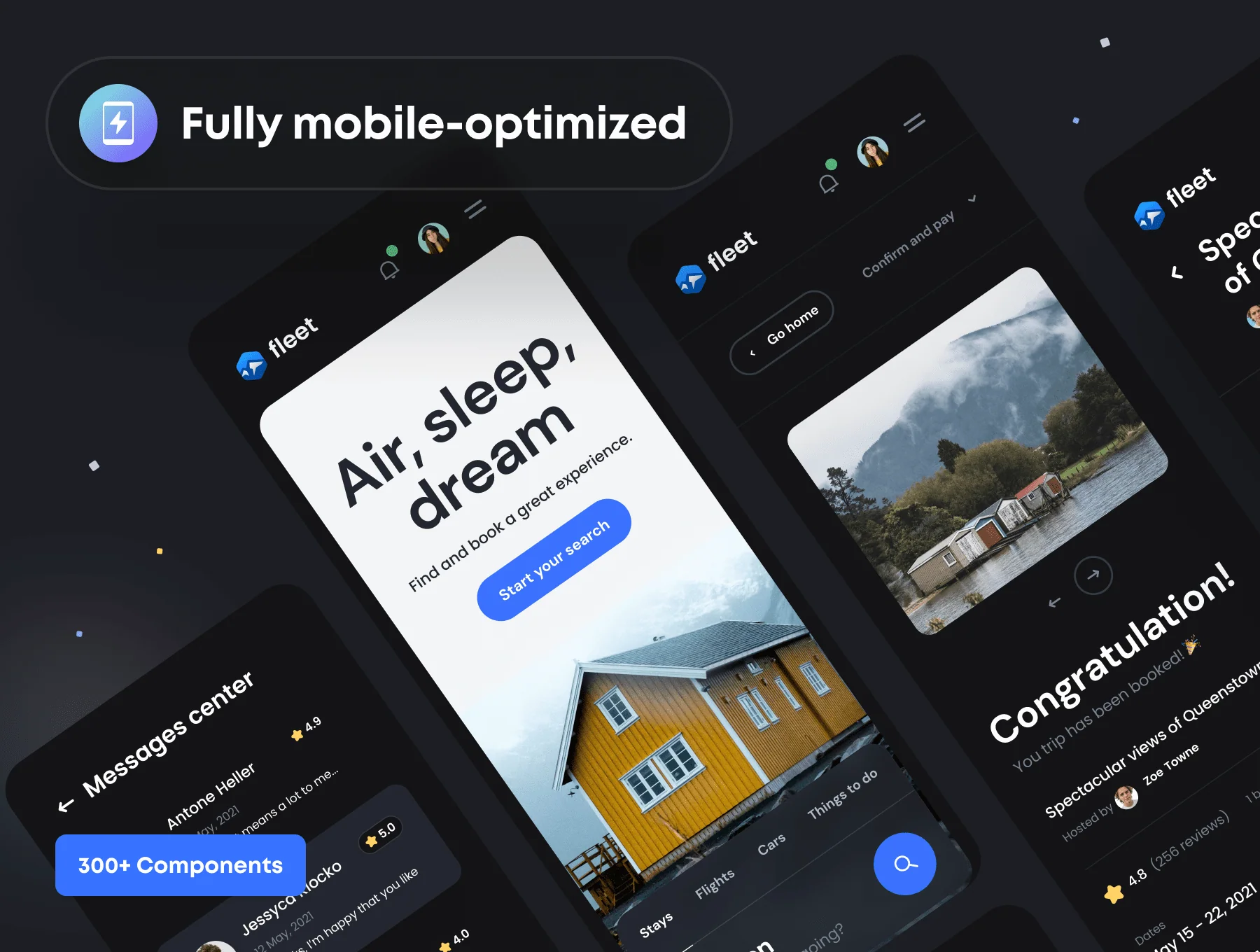 Fleet – Travel Shopping UI Kit 4