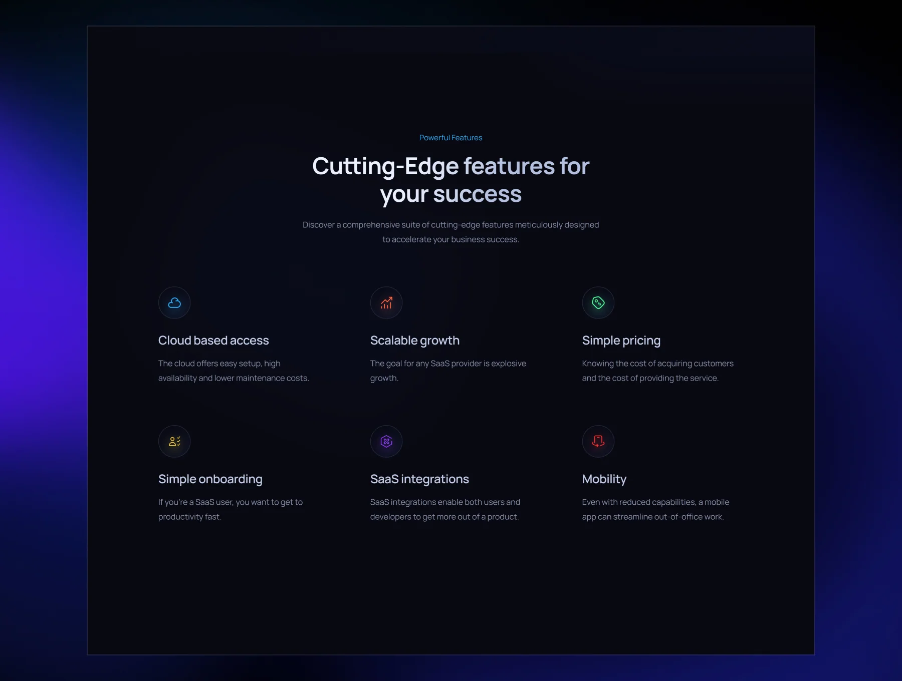 Flex — SaaS & Startup Template 6