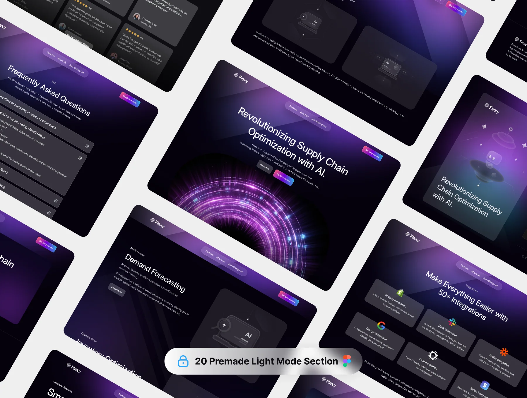 Flexy - Website Template UI Kit 5