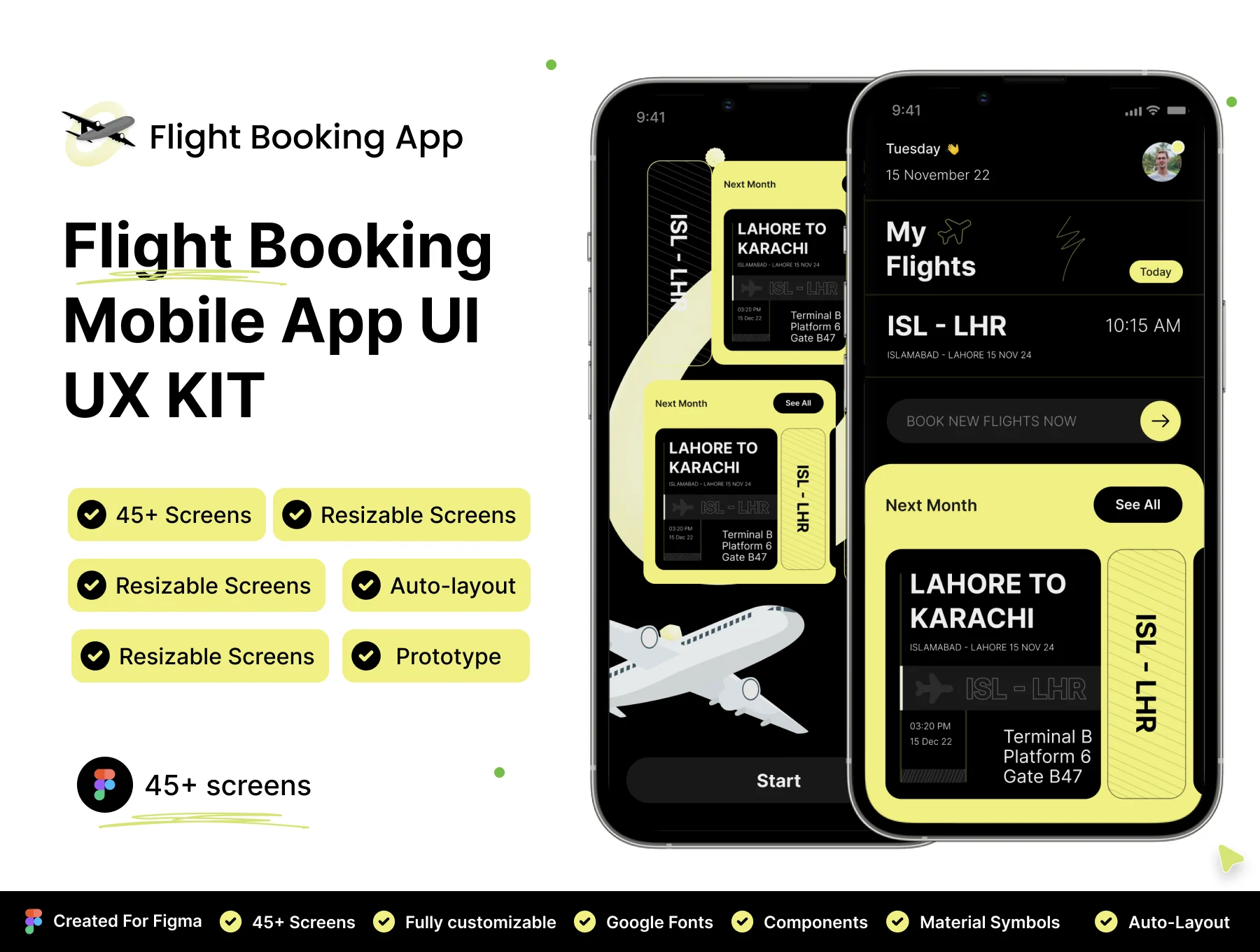 Flight Book | Flight Booking App UI Kits | Ticket Booking app