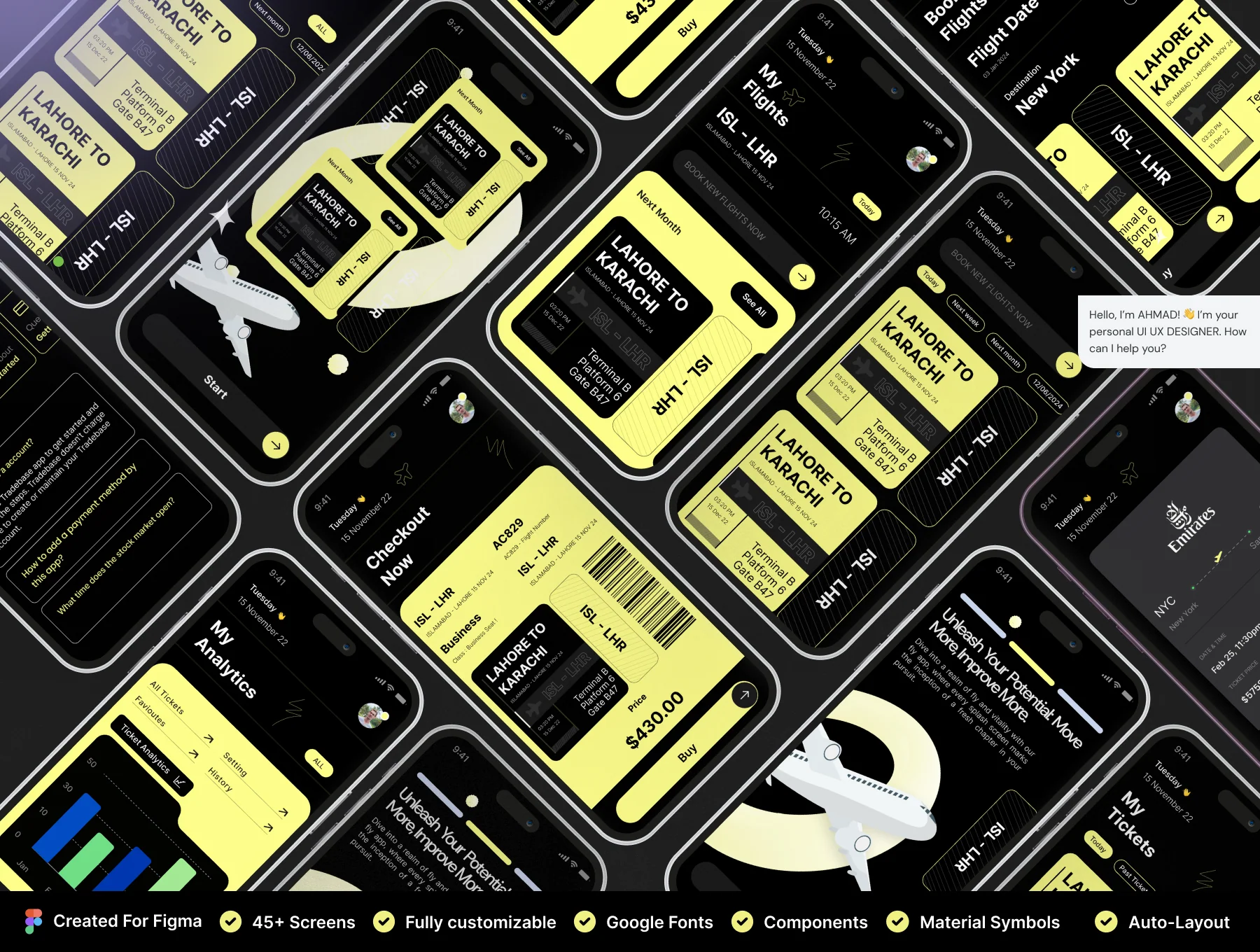 Flight Book | Flight Booking App UI Kits | Ticket Booking app 4