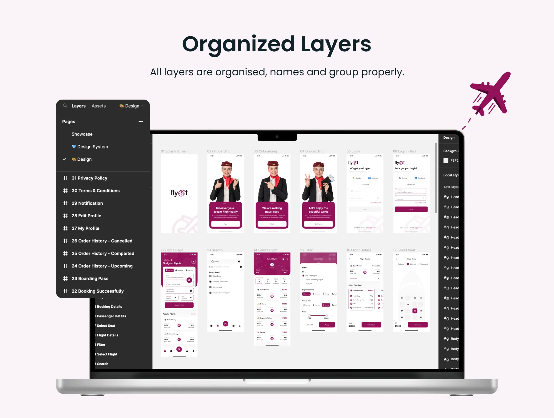Flight Booking App UI Kit 3