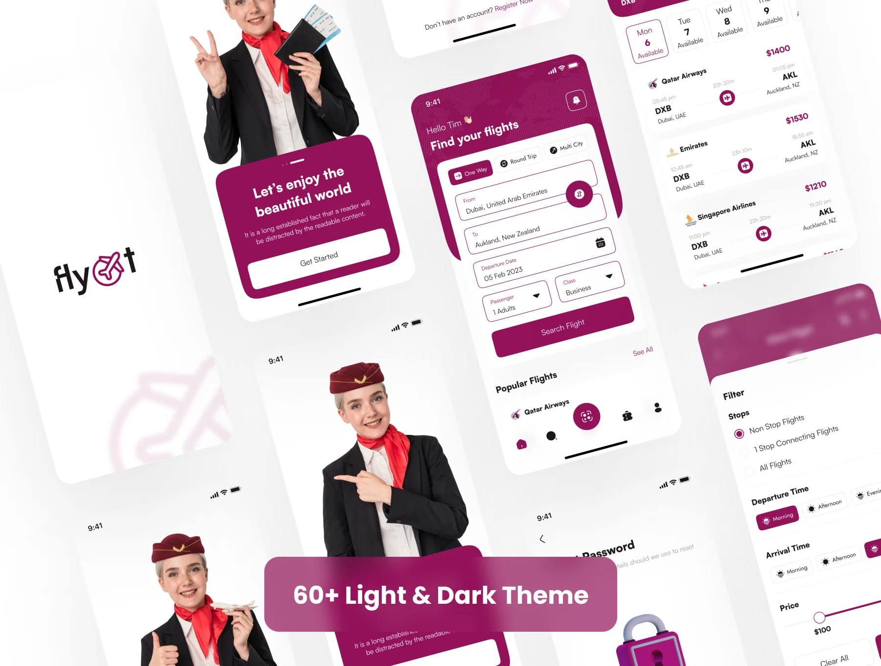 Flight Booking App UI Kit 5