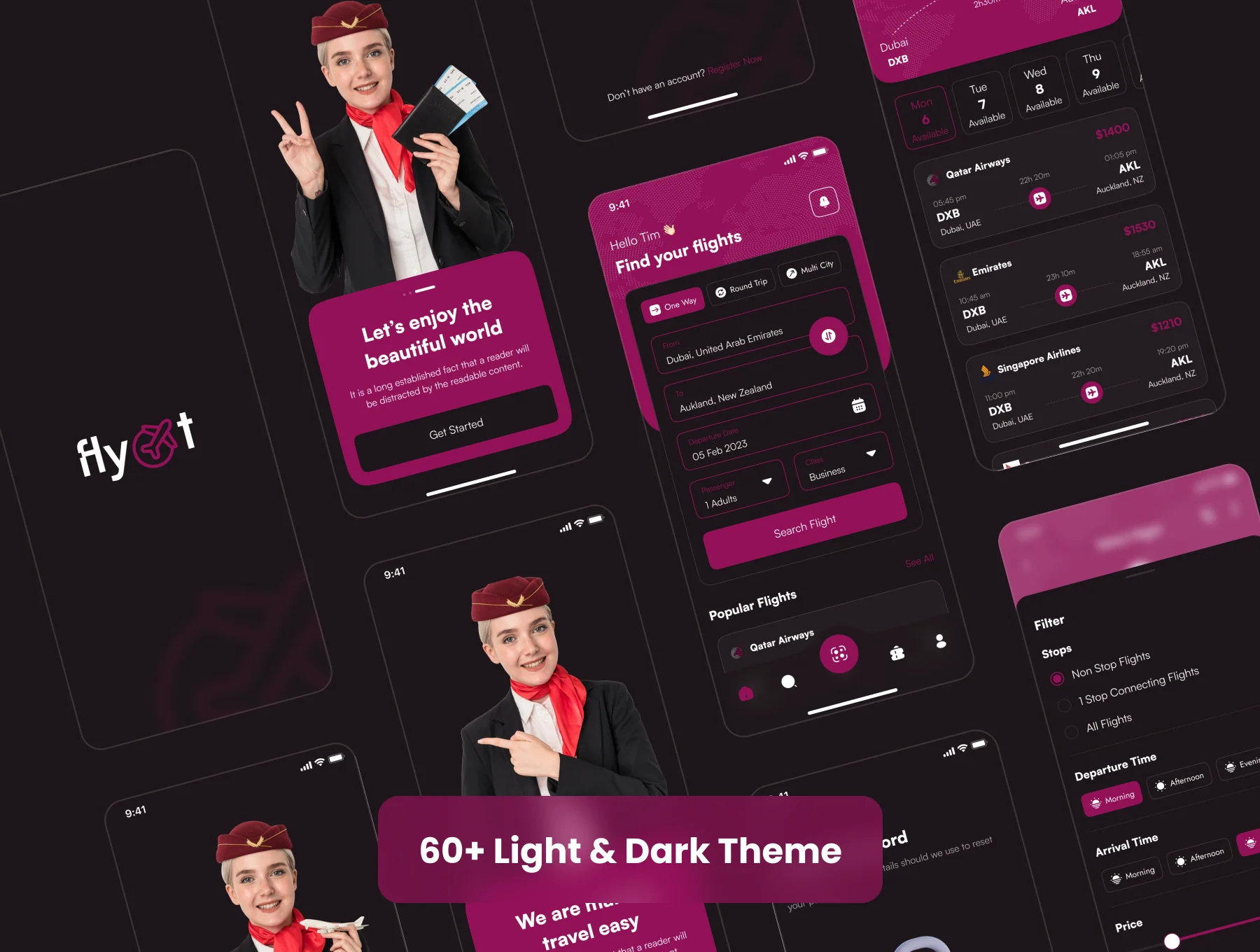 Flight Booking App UI Kit 7