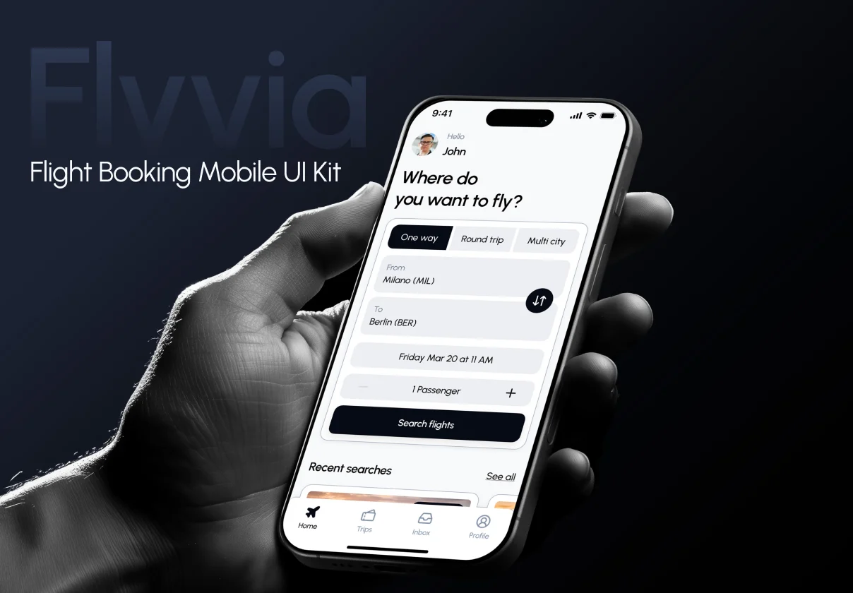 Flight Booking Mobile UI Kit