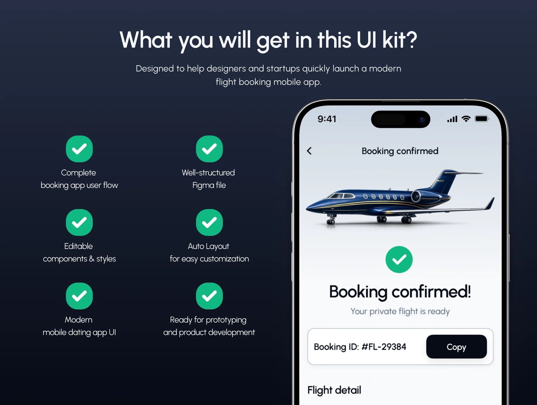 Flight Booking Mobile UI Kit 2