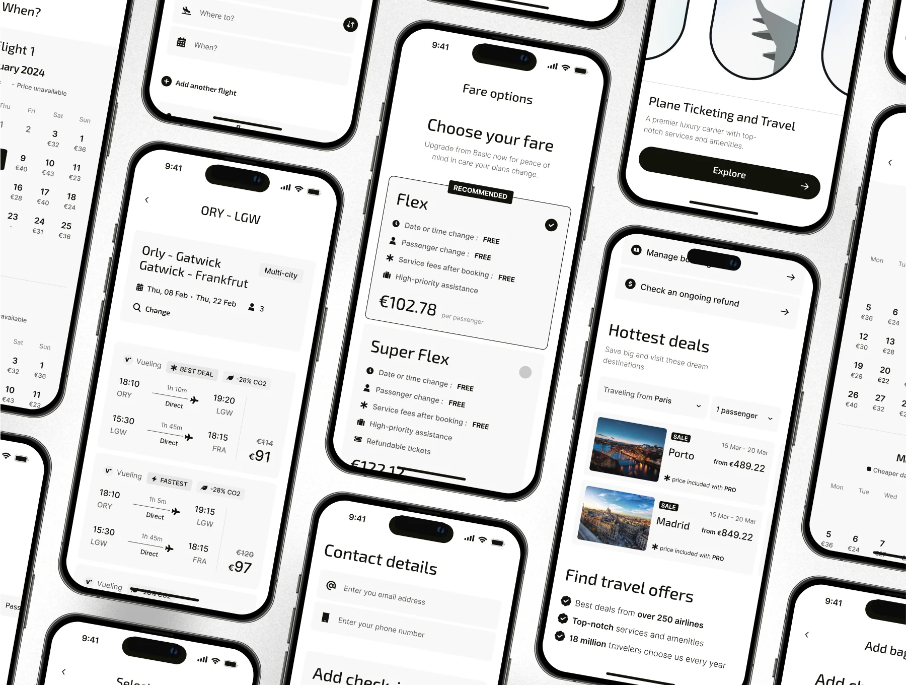Aviatto - Flight Booking Mobile UI/UX Kit 2