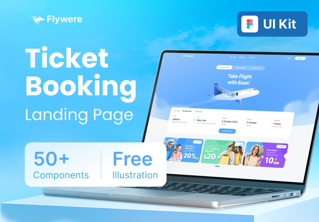 Flight Ticket Booking Website Template