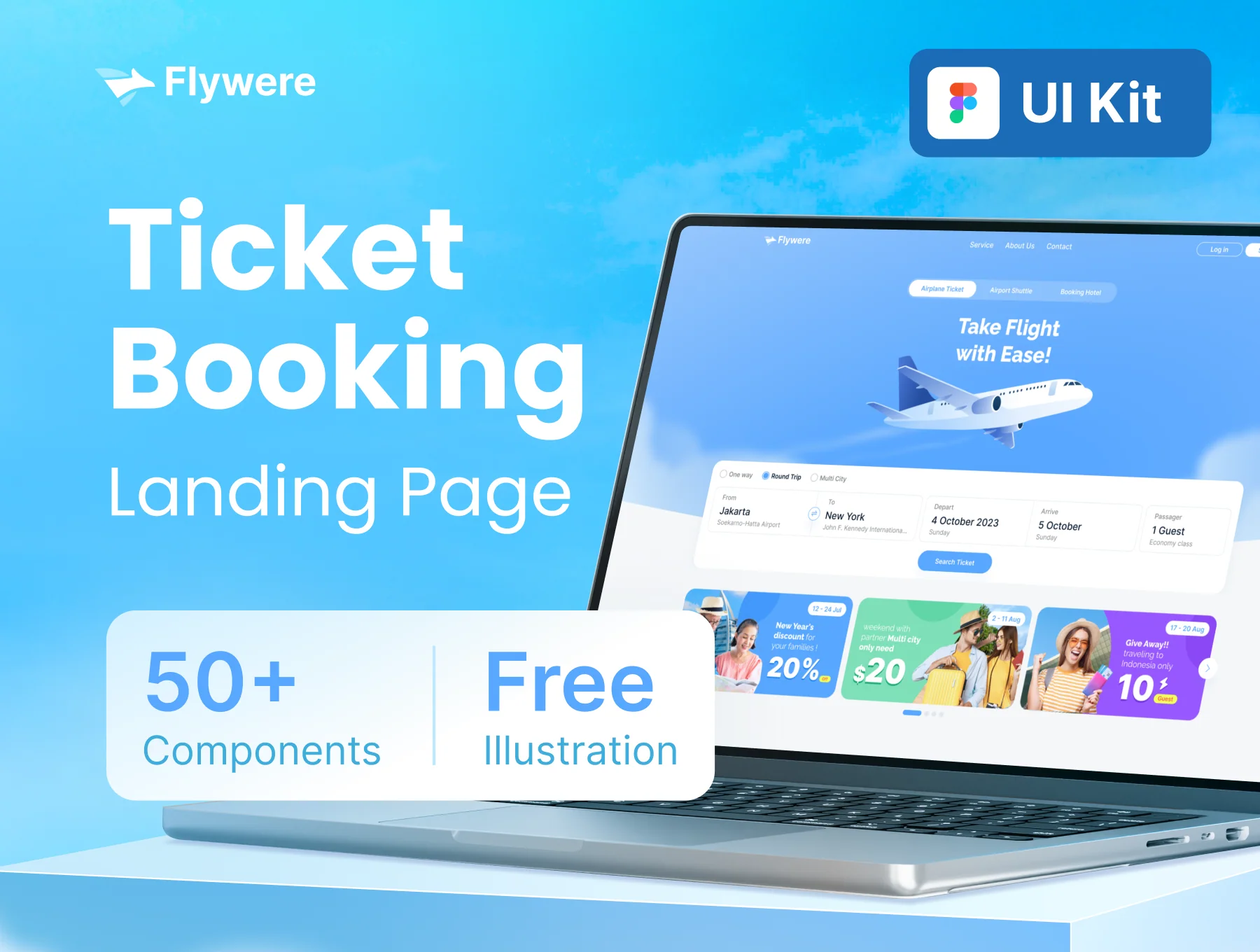 Flight Ticket Booking Website Template