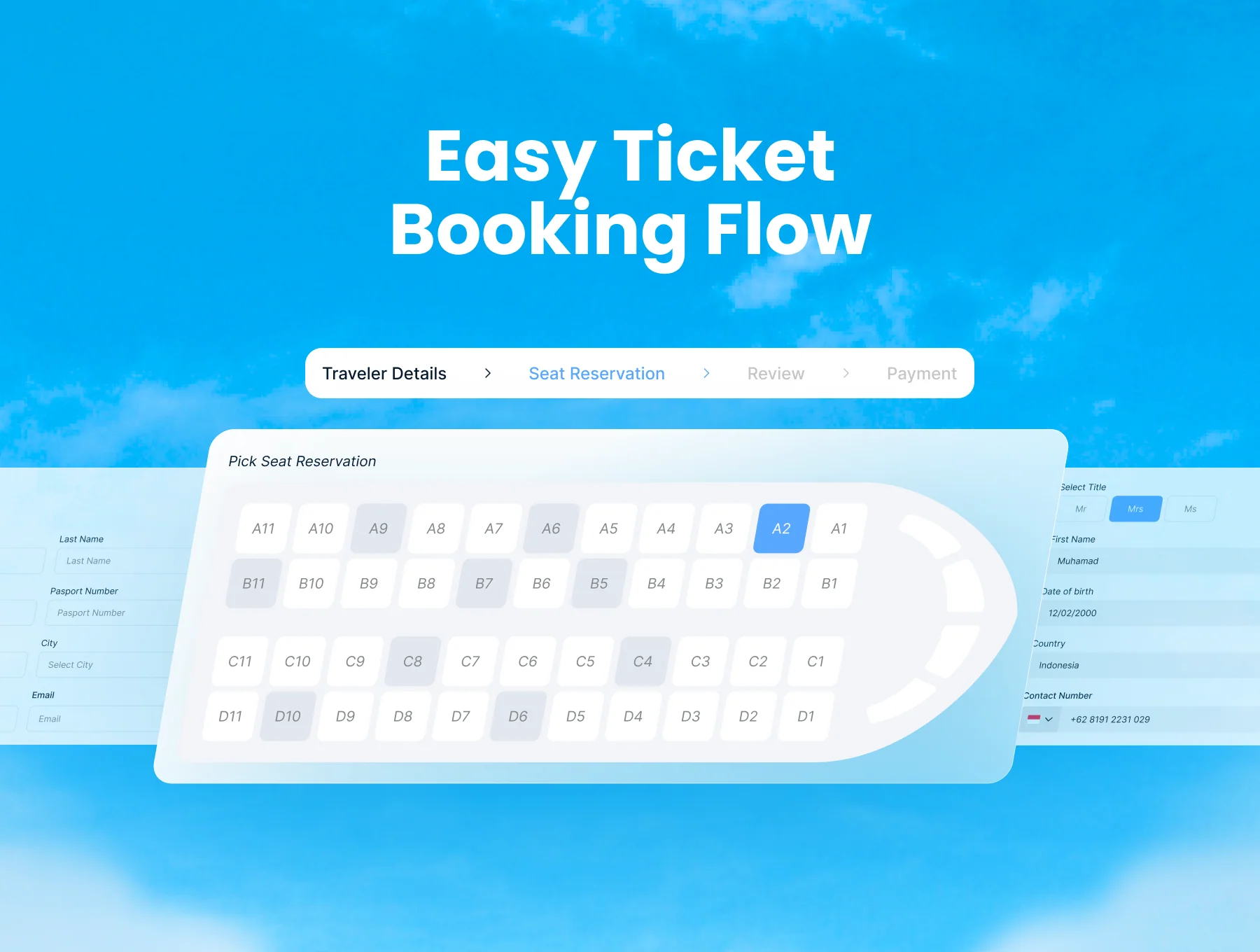 Flight Ticket Booking Website Template 5