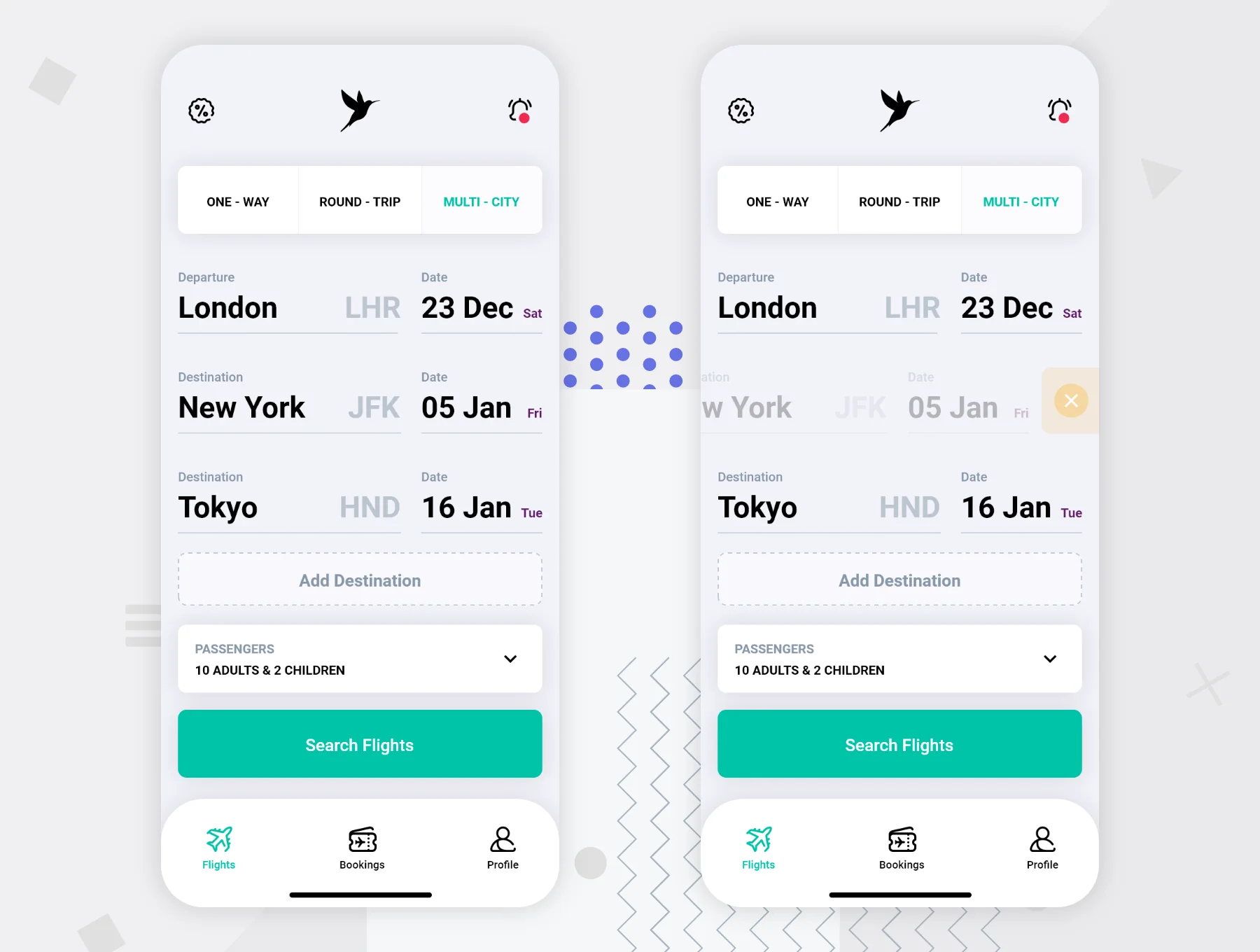 Flights UI Kit 2