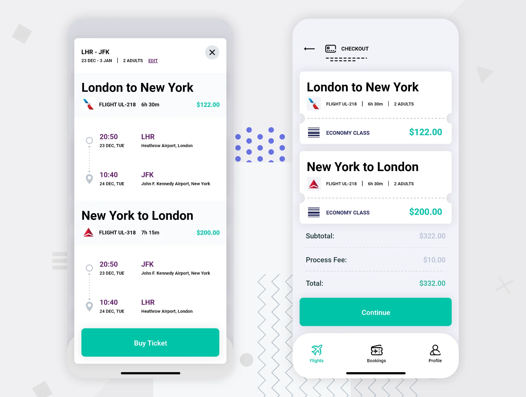 Flights UI Kit 5