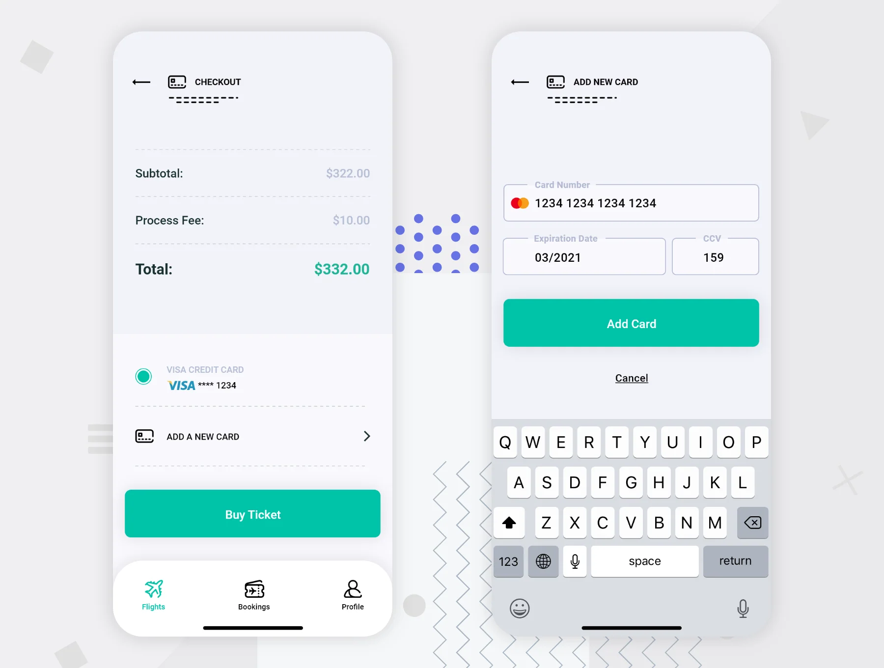 Flights UI Kit 6