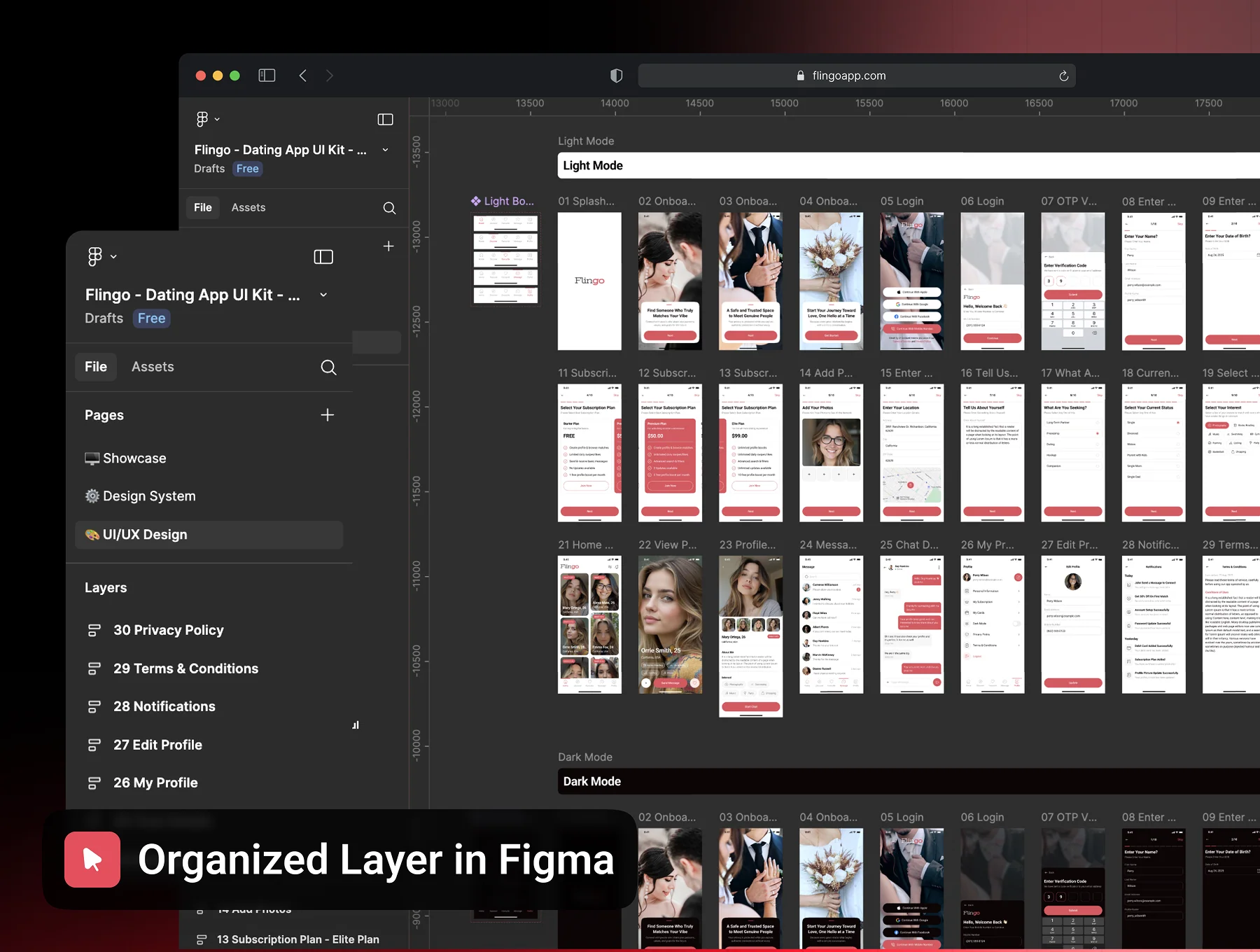 Flingo - Dating & Social App UI Kit 6
