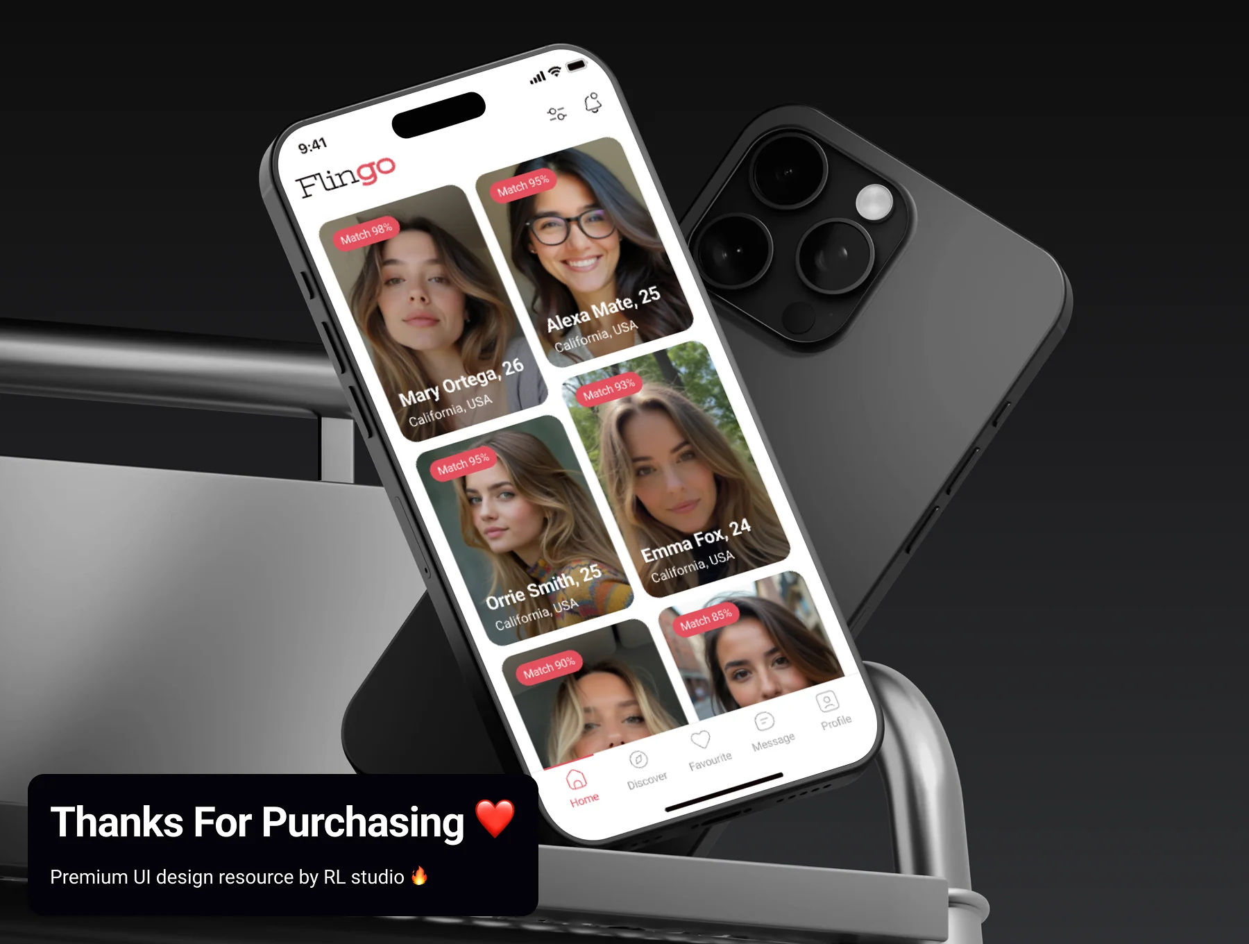 Flingo - Dating & Social App UI Kit 8