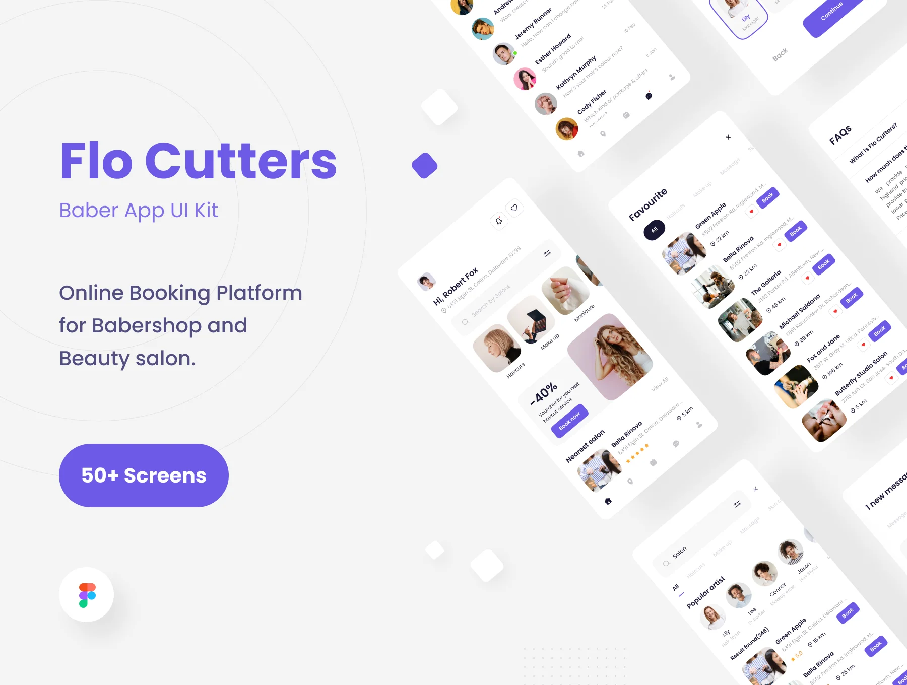 Flo Cutters - Baber App UI KIT