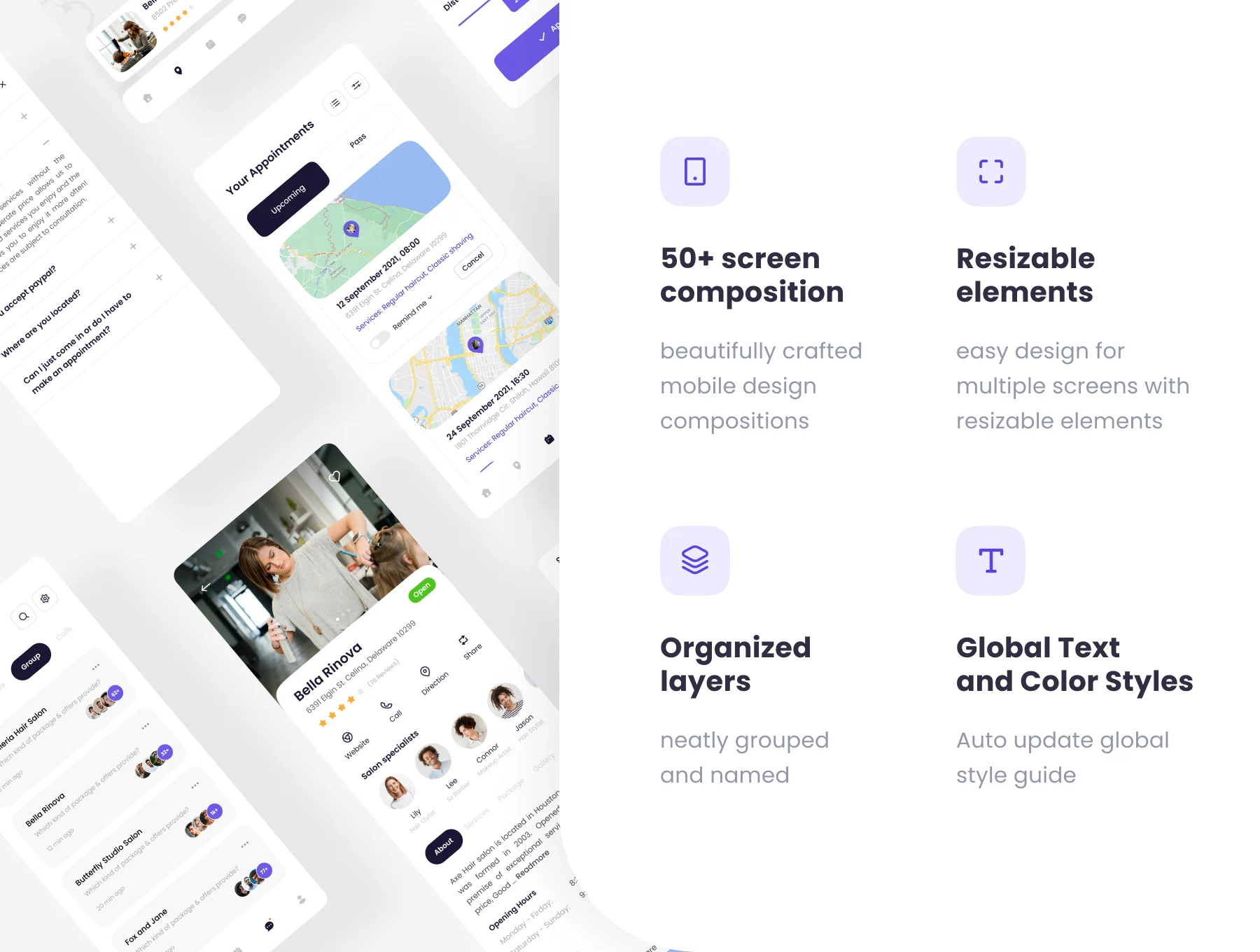 Flo Cutters - Baber App UI KIT 2