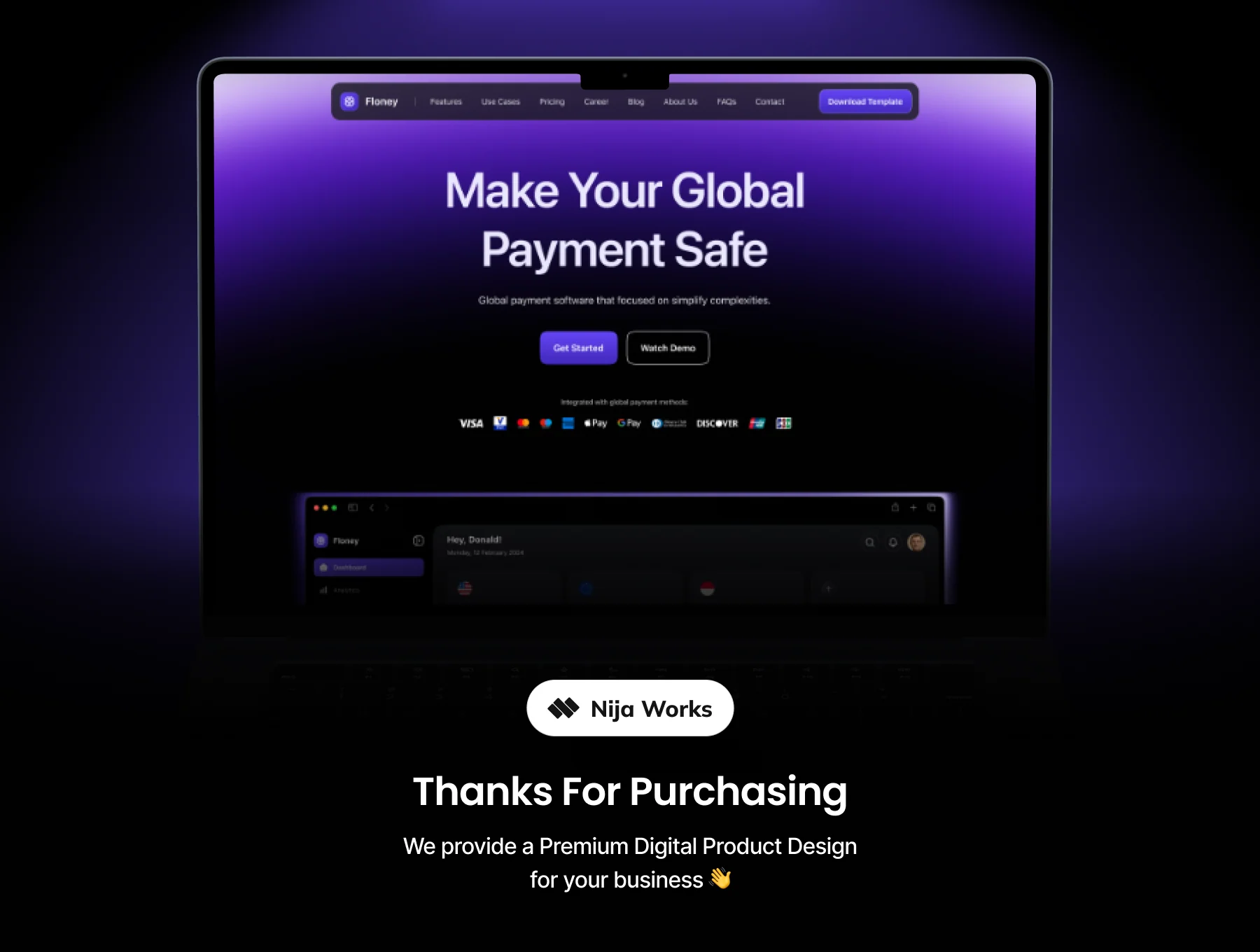 Floney - Payment Gateway Website UI KIT 6