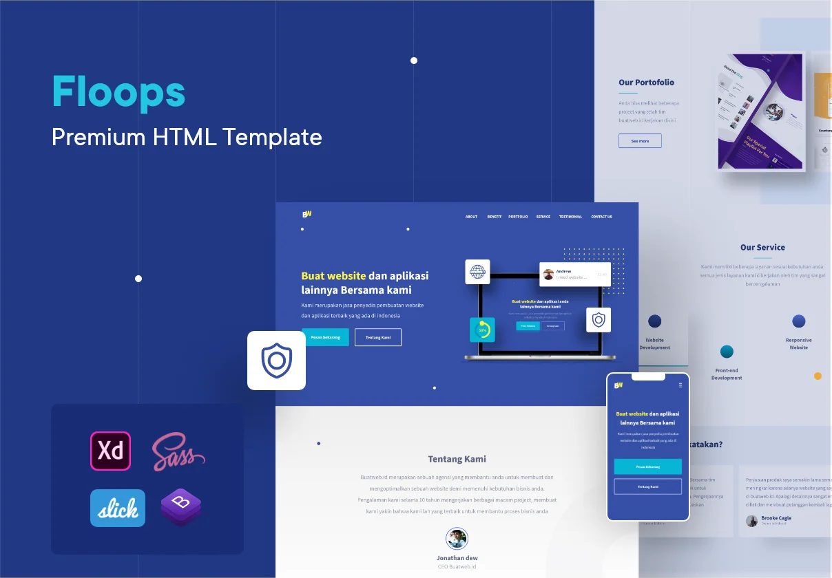 Floops - Premium HTML Template
