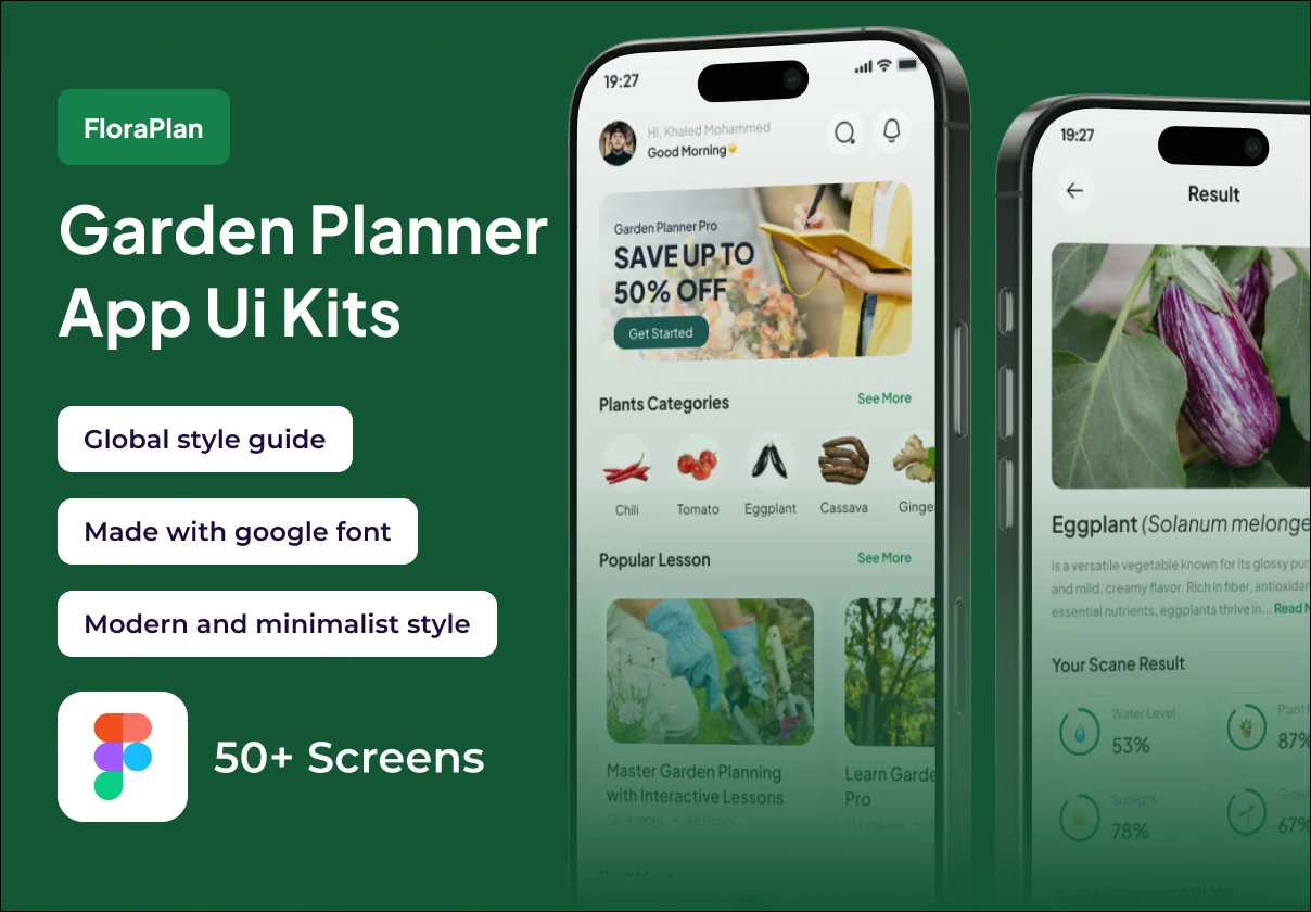 FloraPlan - Garden Planner Premium UI KIts App