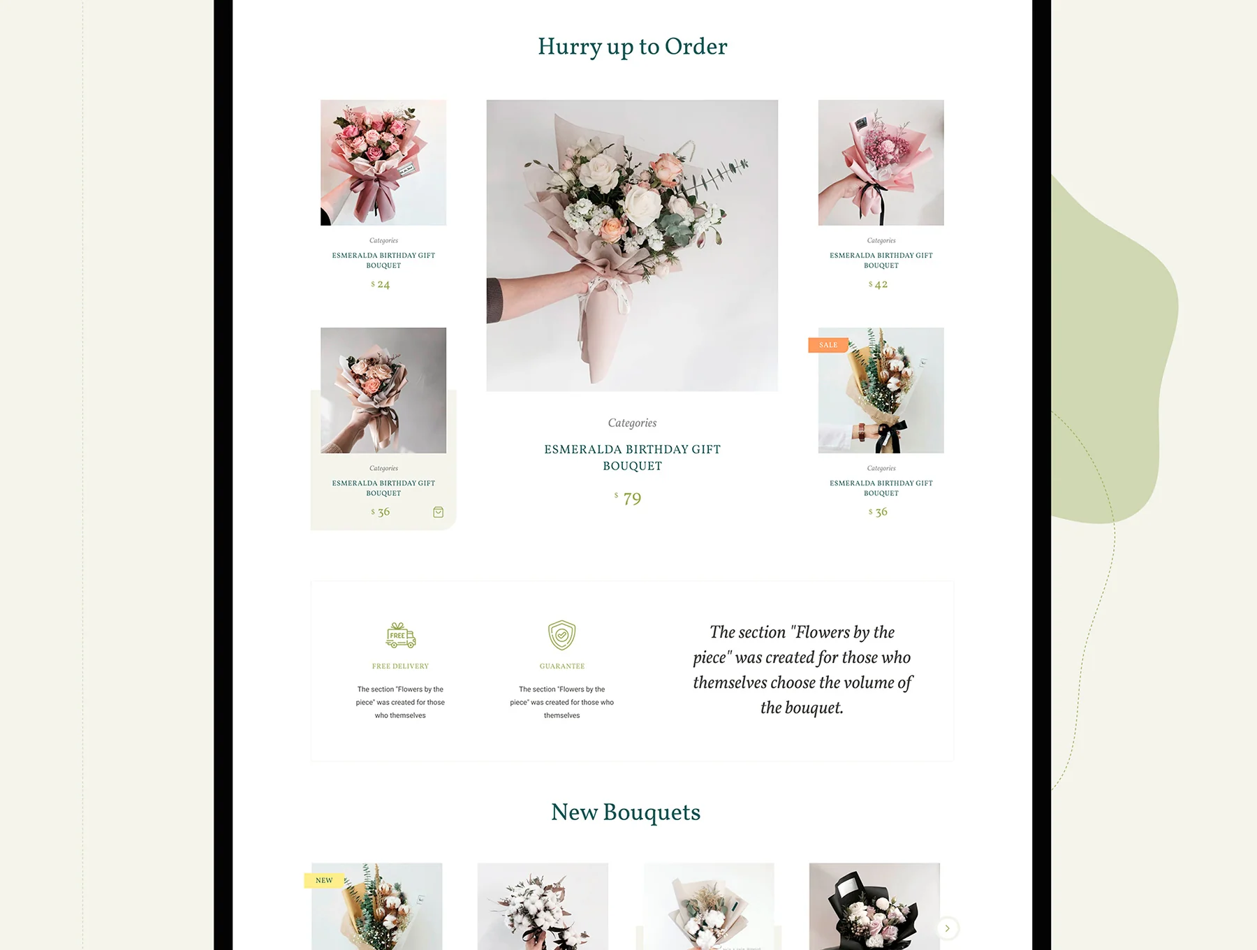 Florence - eCommerce Web UI Kit 3