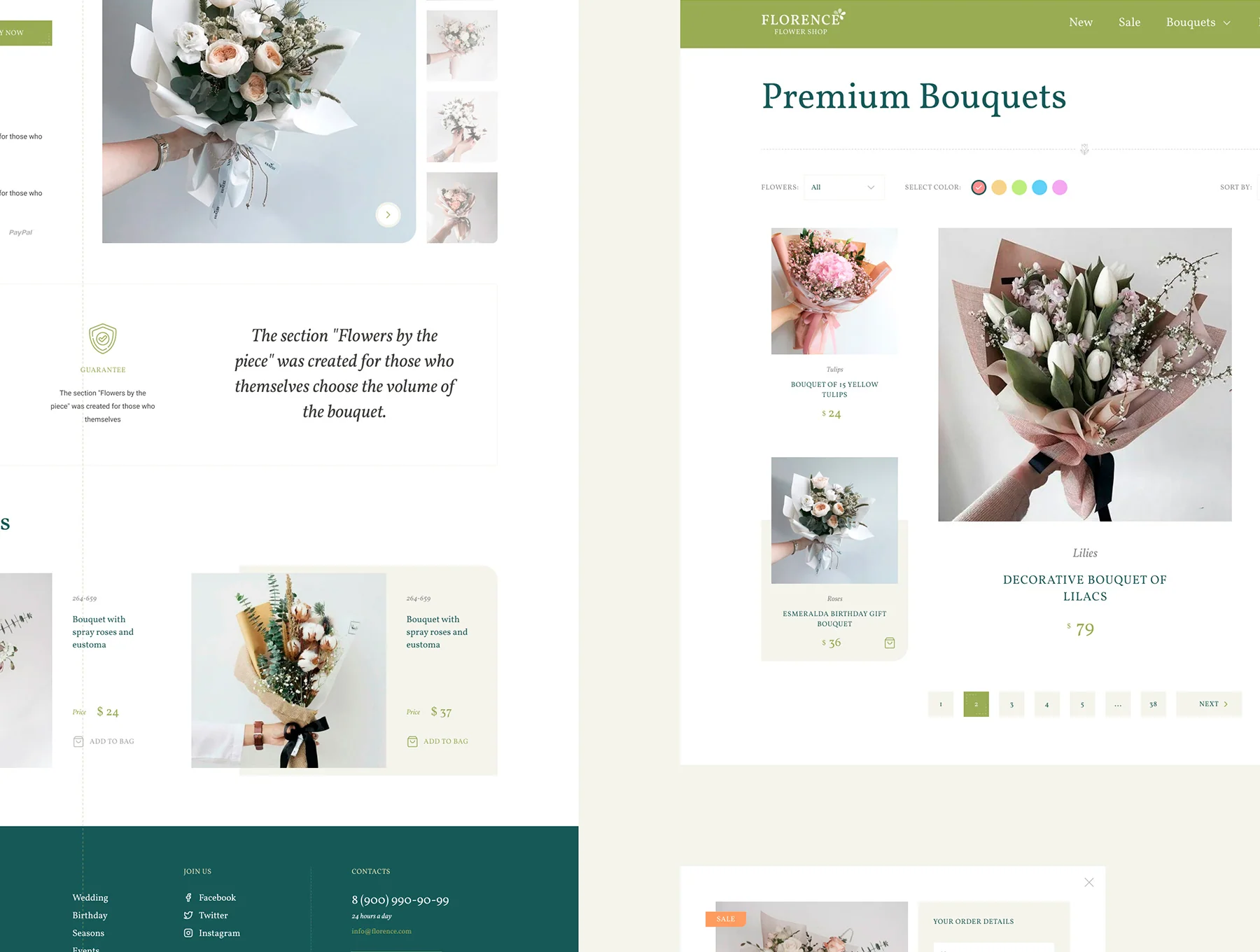 Florence - eCommerce Web UI Kit 7