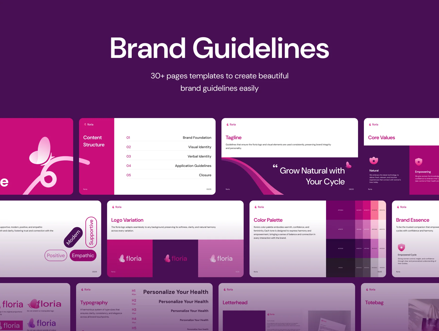 Floria - Brand Identity Guidelines