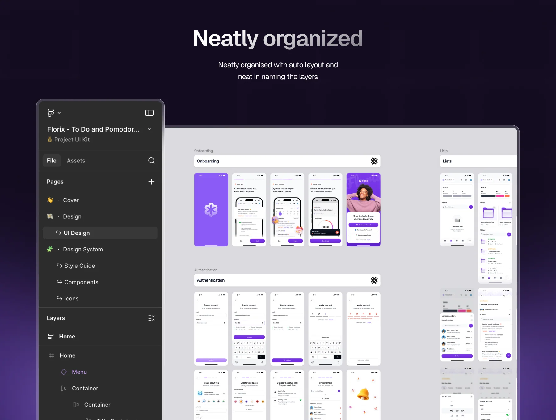 Florix - To Do List & Pomodoro App UI Kit 4