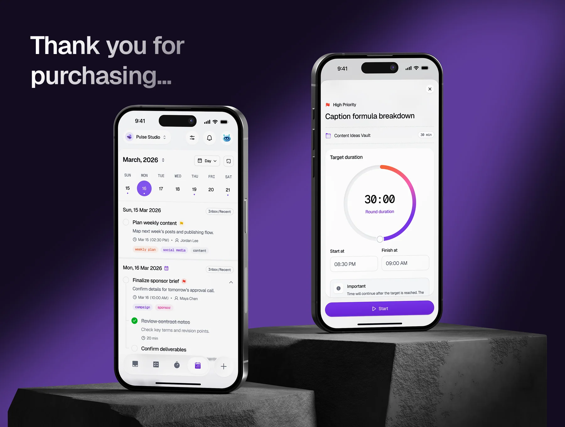Florix - To Do List & Pomodoro App UI Kit 7