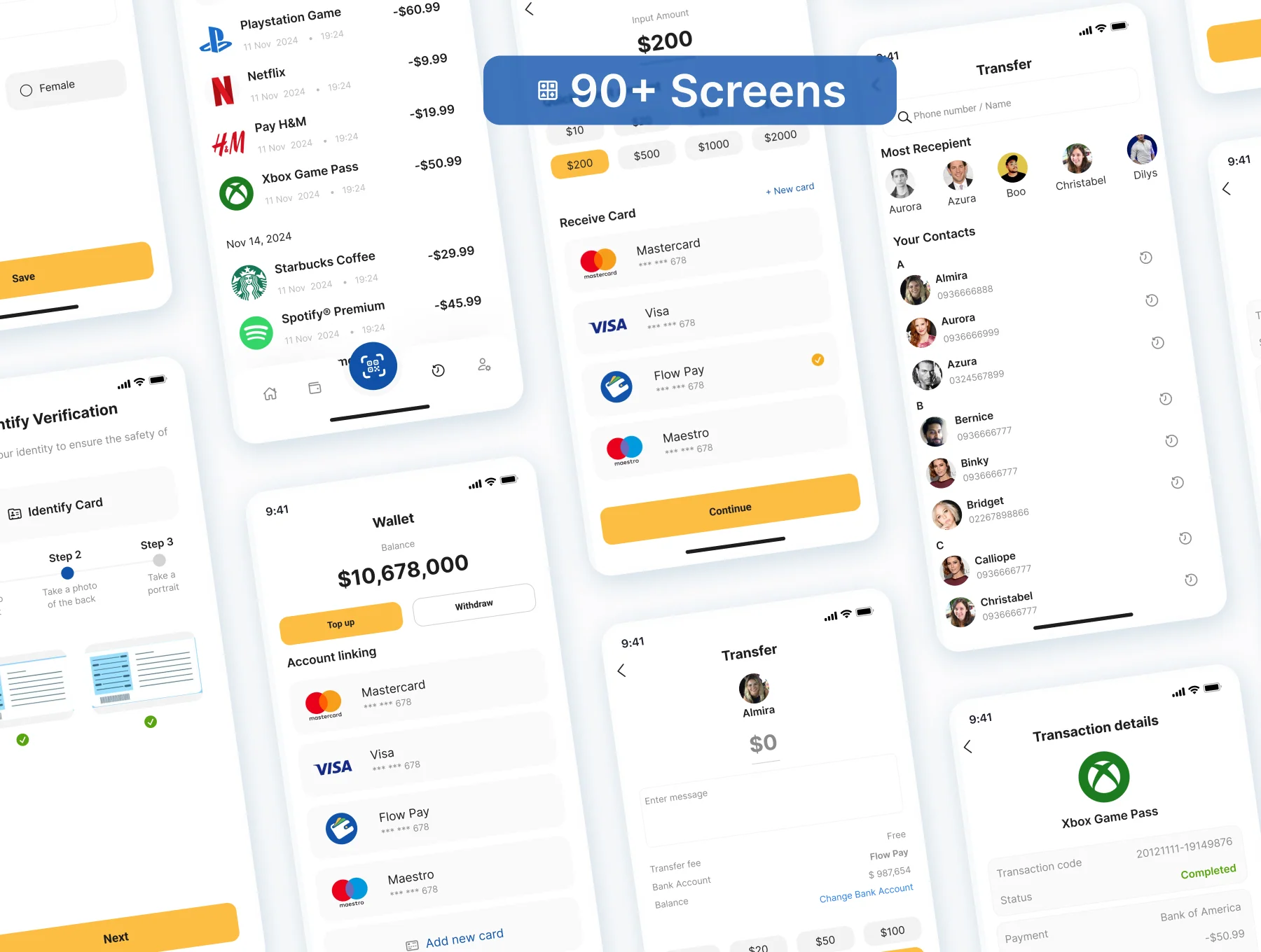 Flow - Wallet App UI Kit for Figma 4