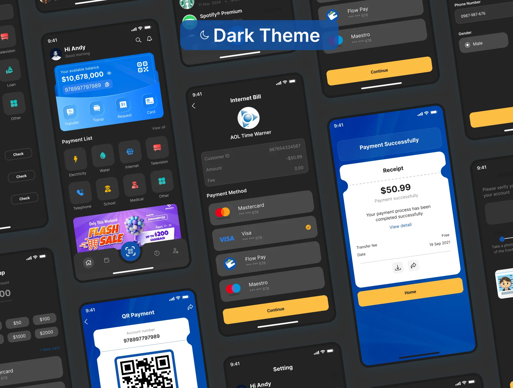 Flow - Wallet App UI Kit for Figma 5