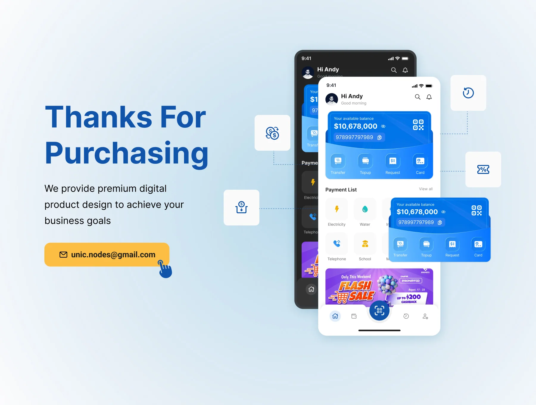 Flow - Wallet App UI Kit for Figma 8