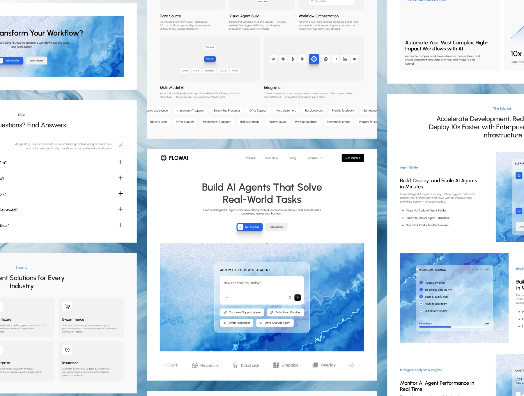 FLOWAI — Premium AI Workflow Automation UI Kit 3