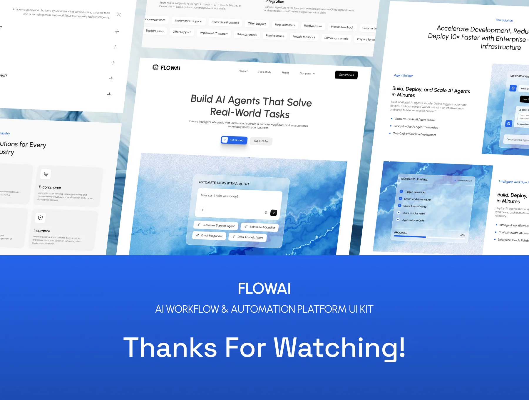 FLOWAI — Premium AI Workflow Automation UI Kit 5